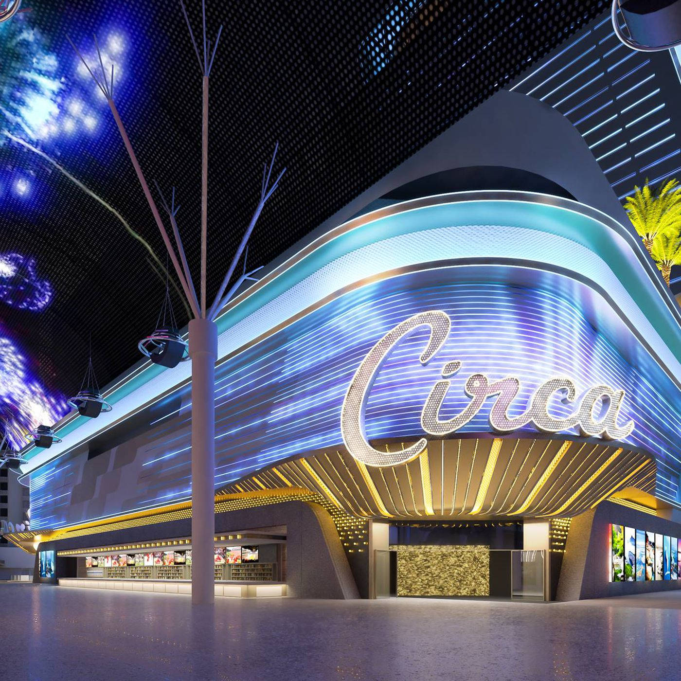 Circa Casino Signage On Fremont Street