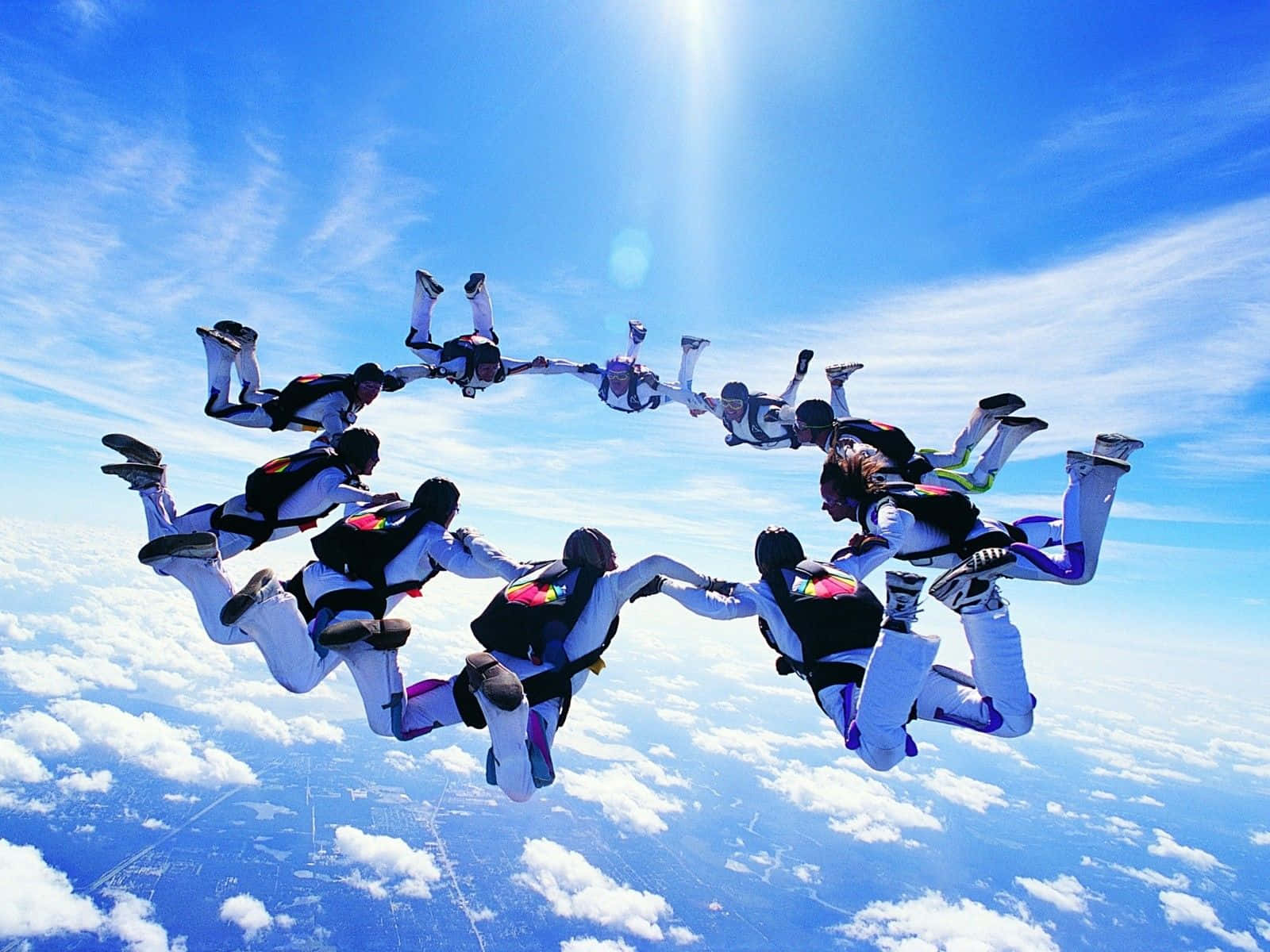 Circle Formation Skydiving