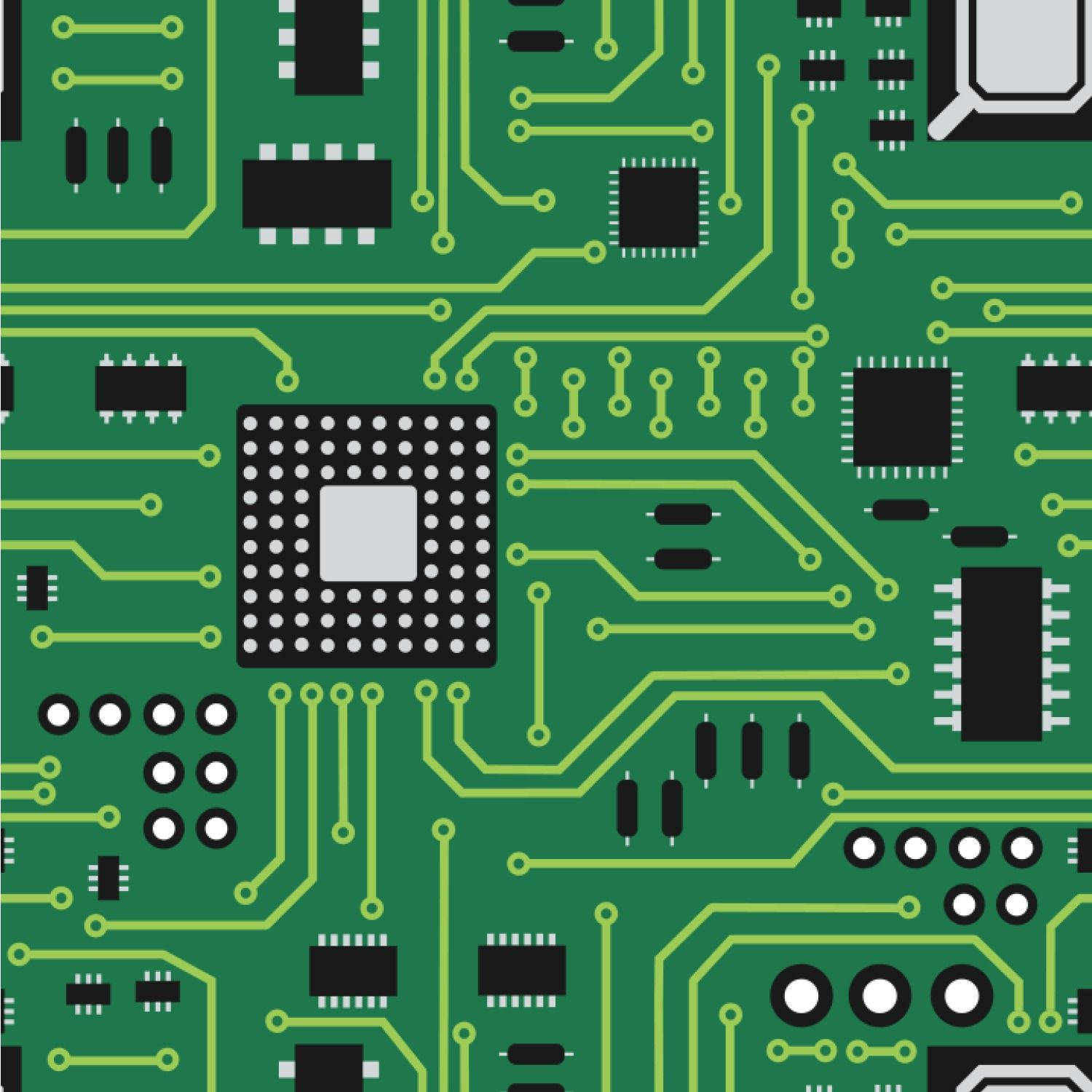 Circuit Board And Surface Covering Background