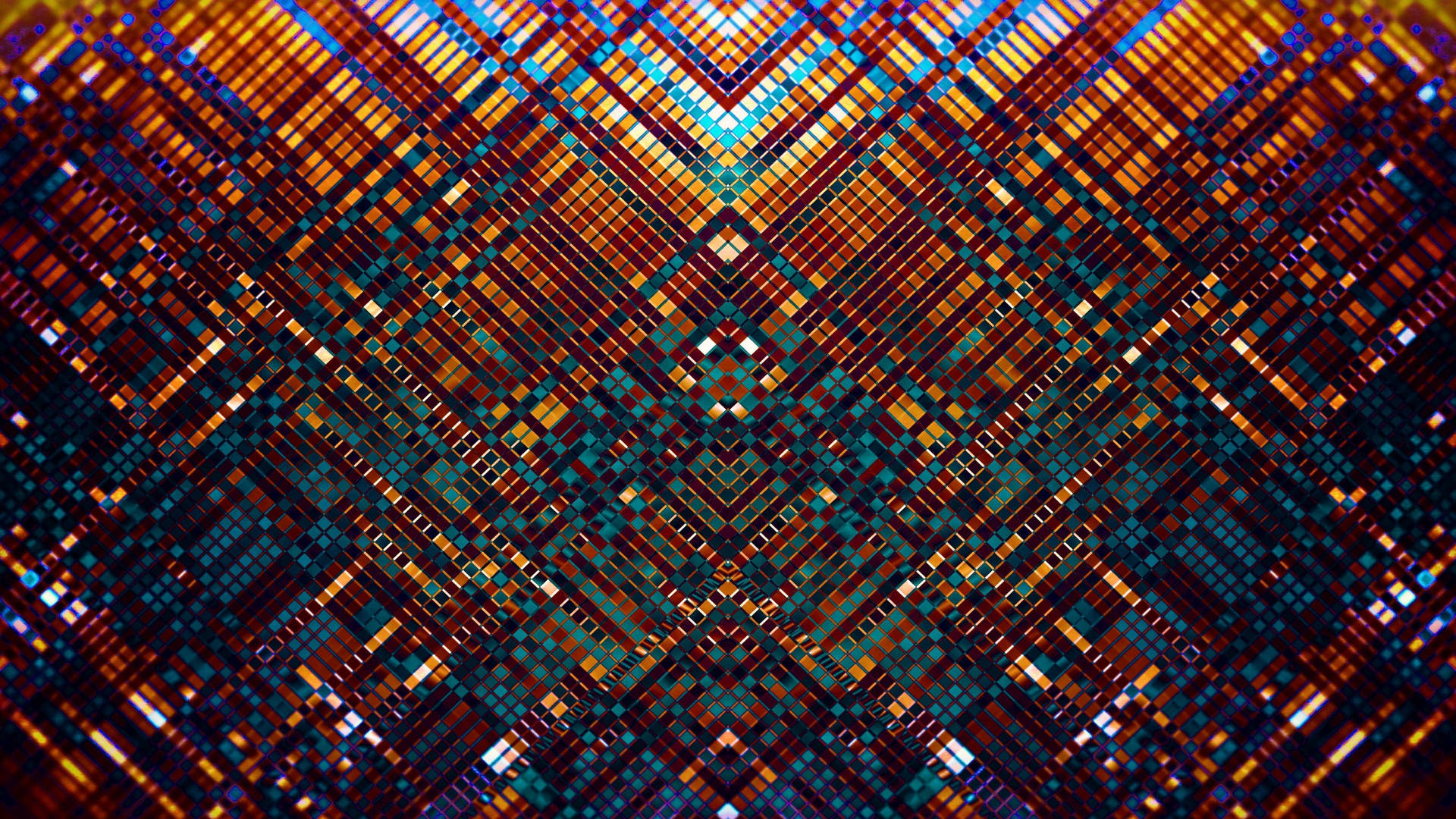 Circuit Board Mosaic Background