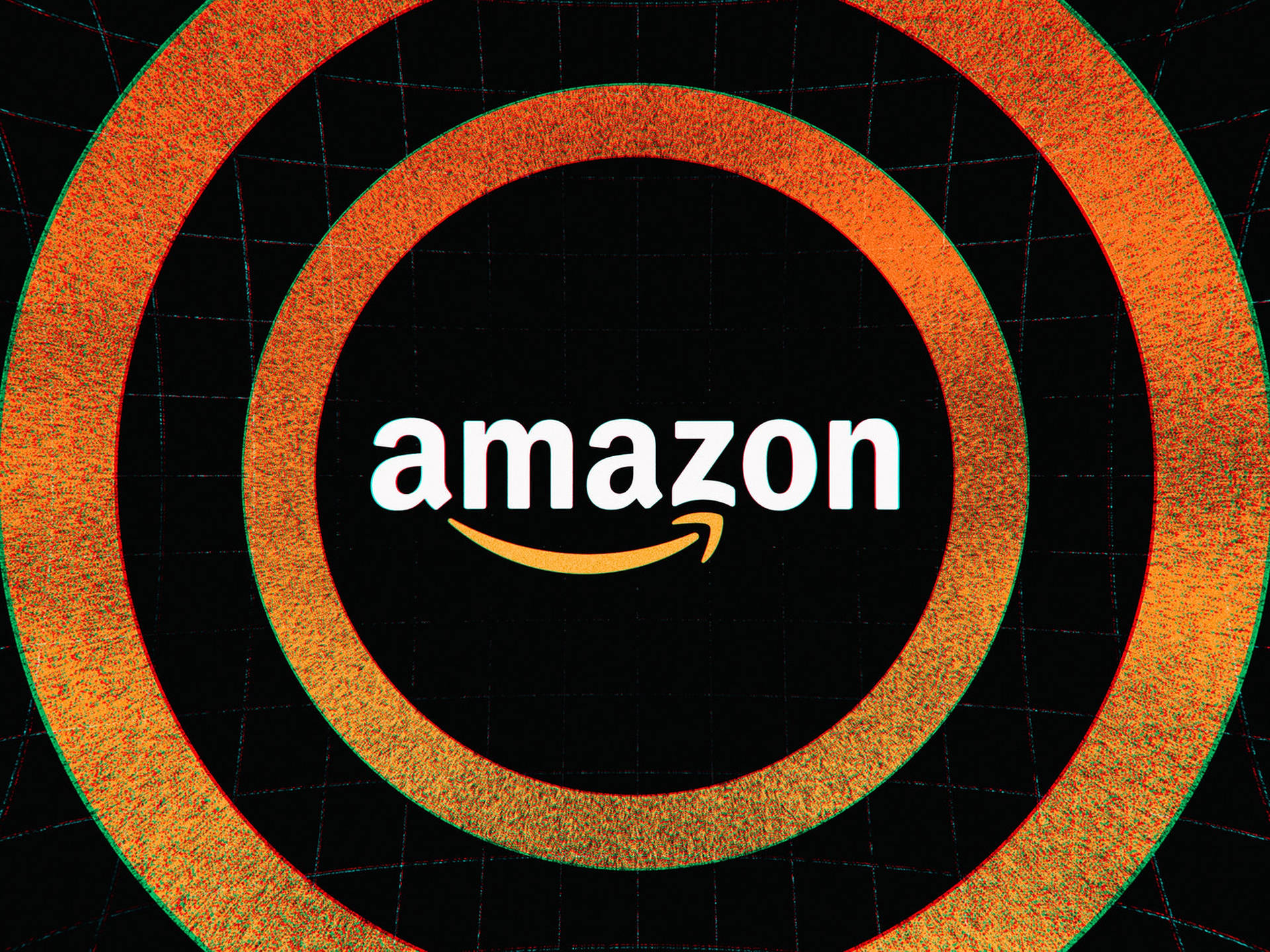 Circular Amazon Logo Background
