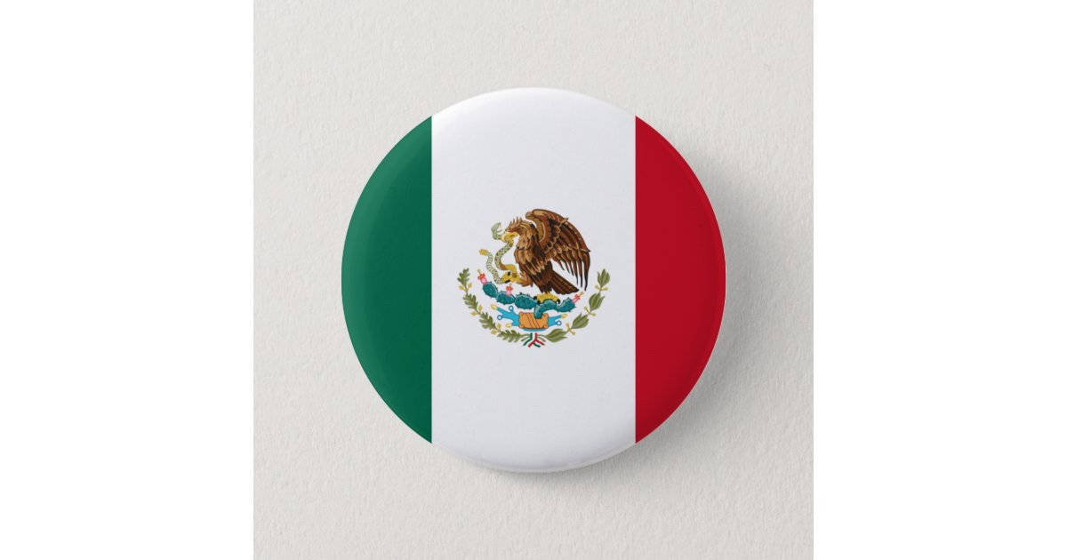 Circular Mexico Flag Background