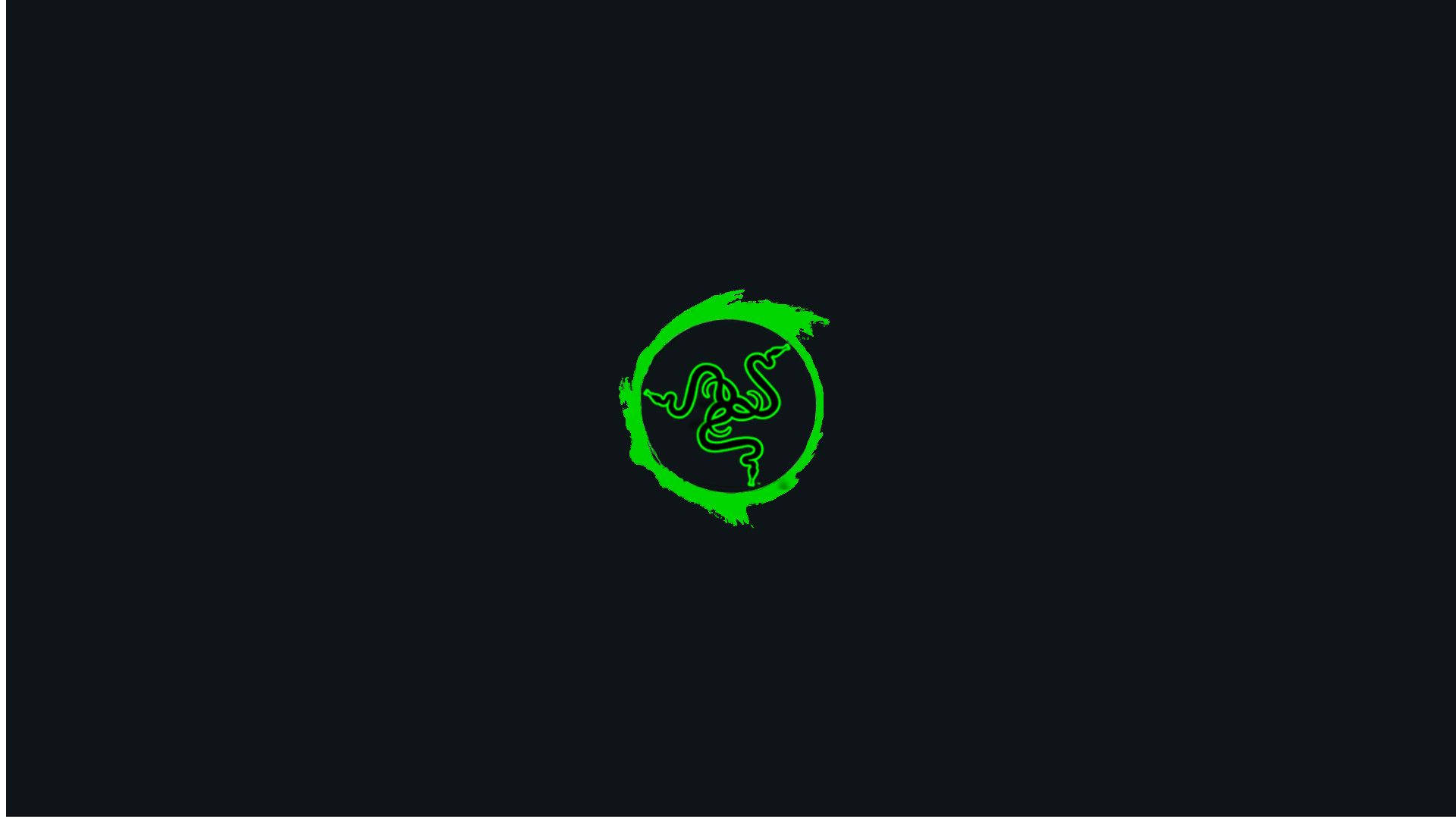Circular Razer Logo Background