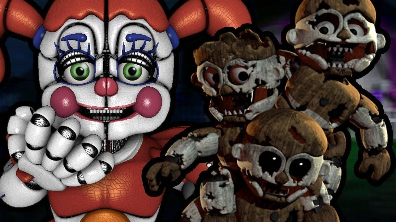 Circus Baby And Chica Background