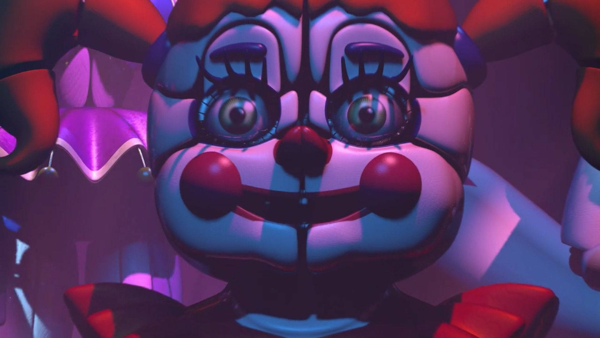 Circus Baby Face Portrait Background