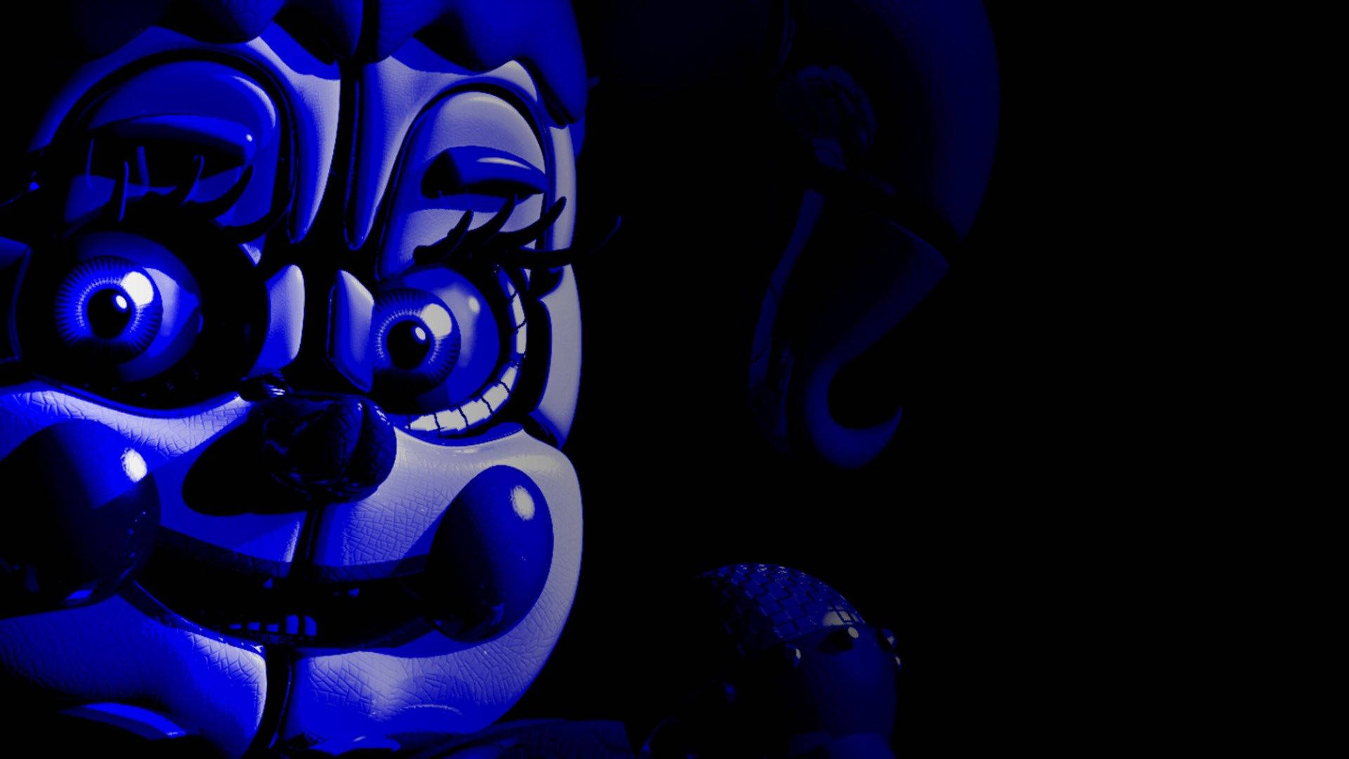 Circus Baby Neon Lights Background