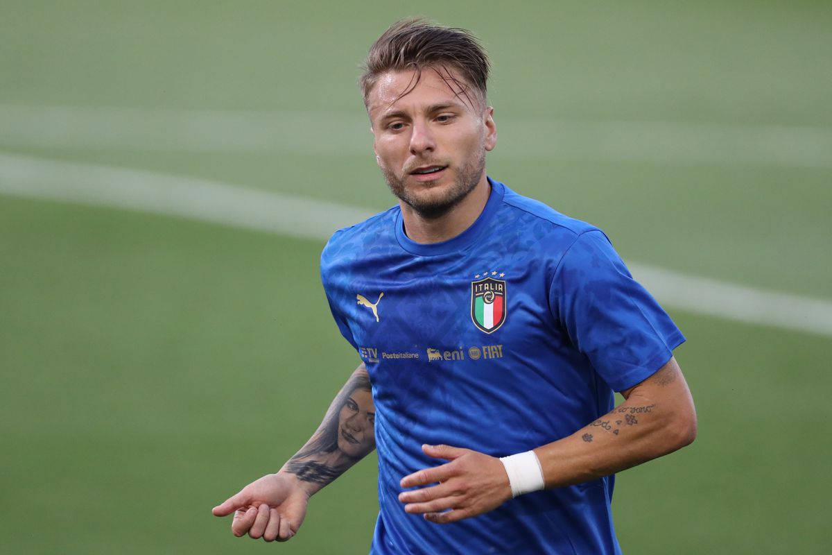 Ciro Immobile Running In The Field