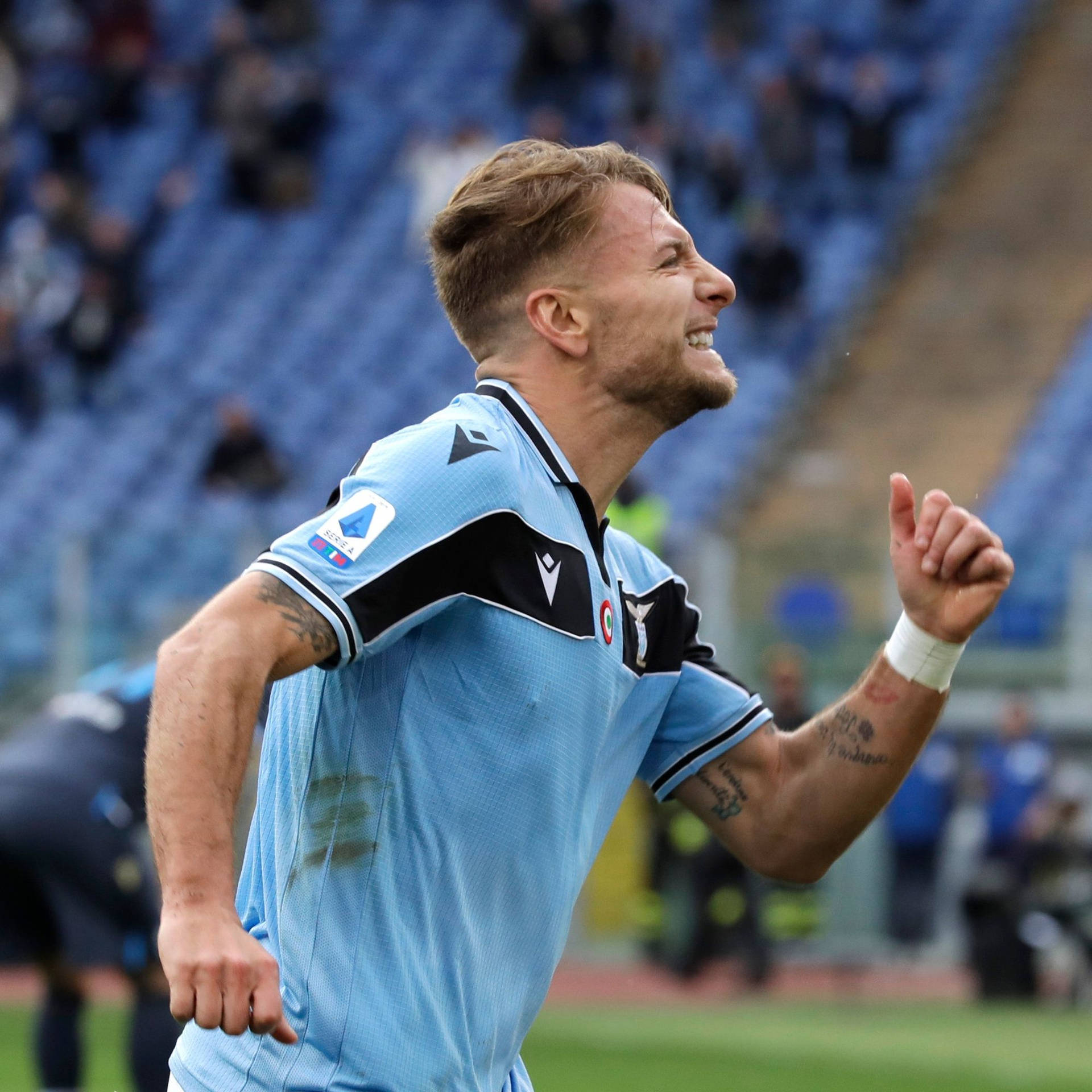 Ciro Immobile Running With Smile