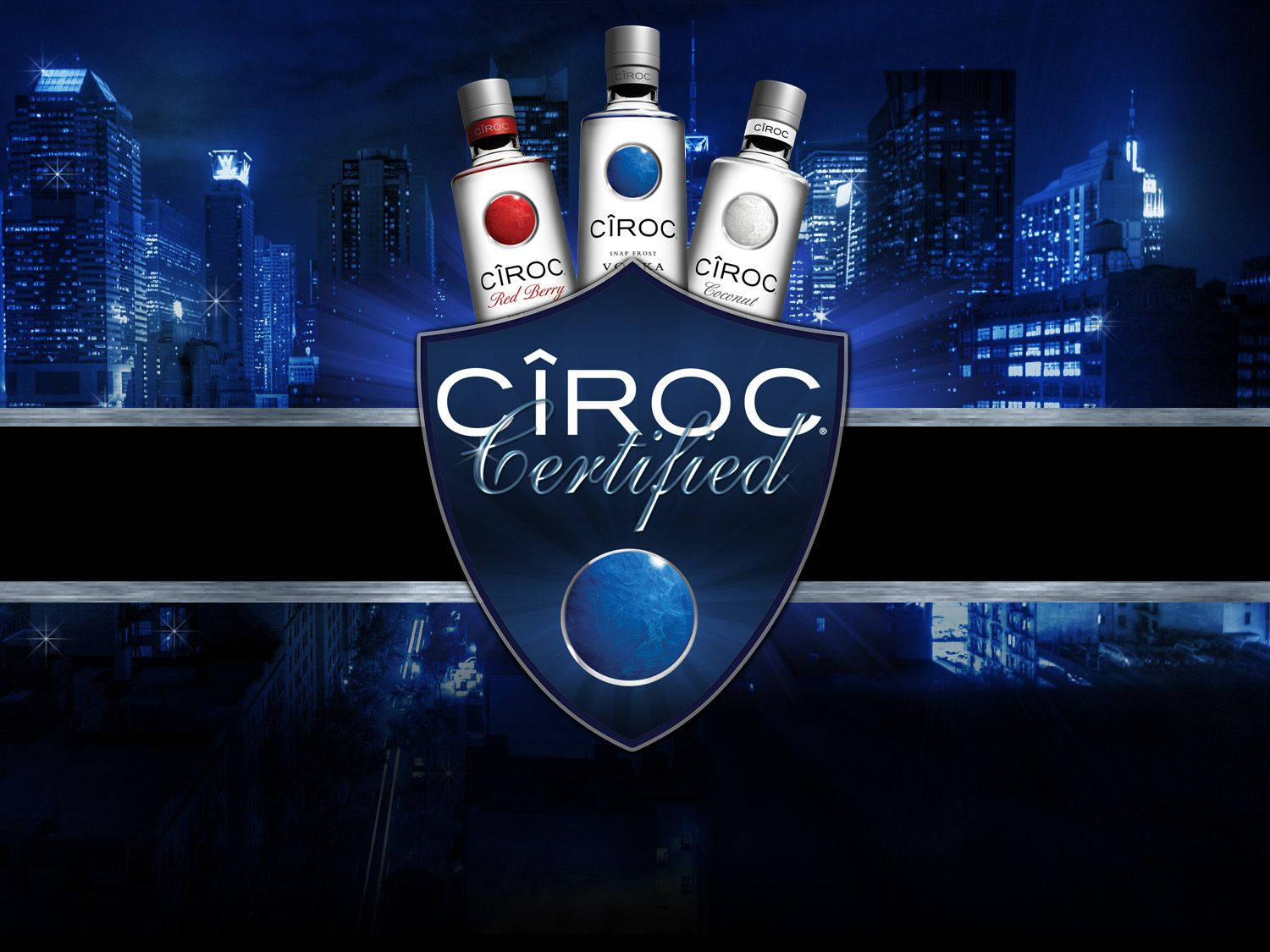 Ciroc Certified French Vodka Logo Design Background