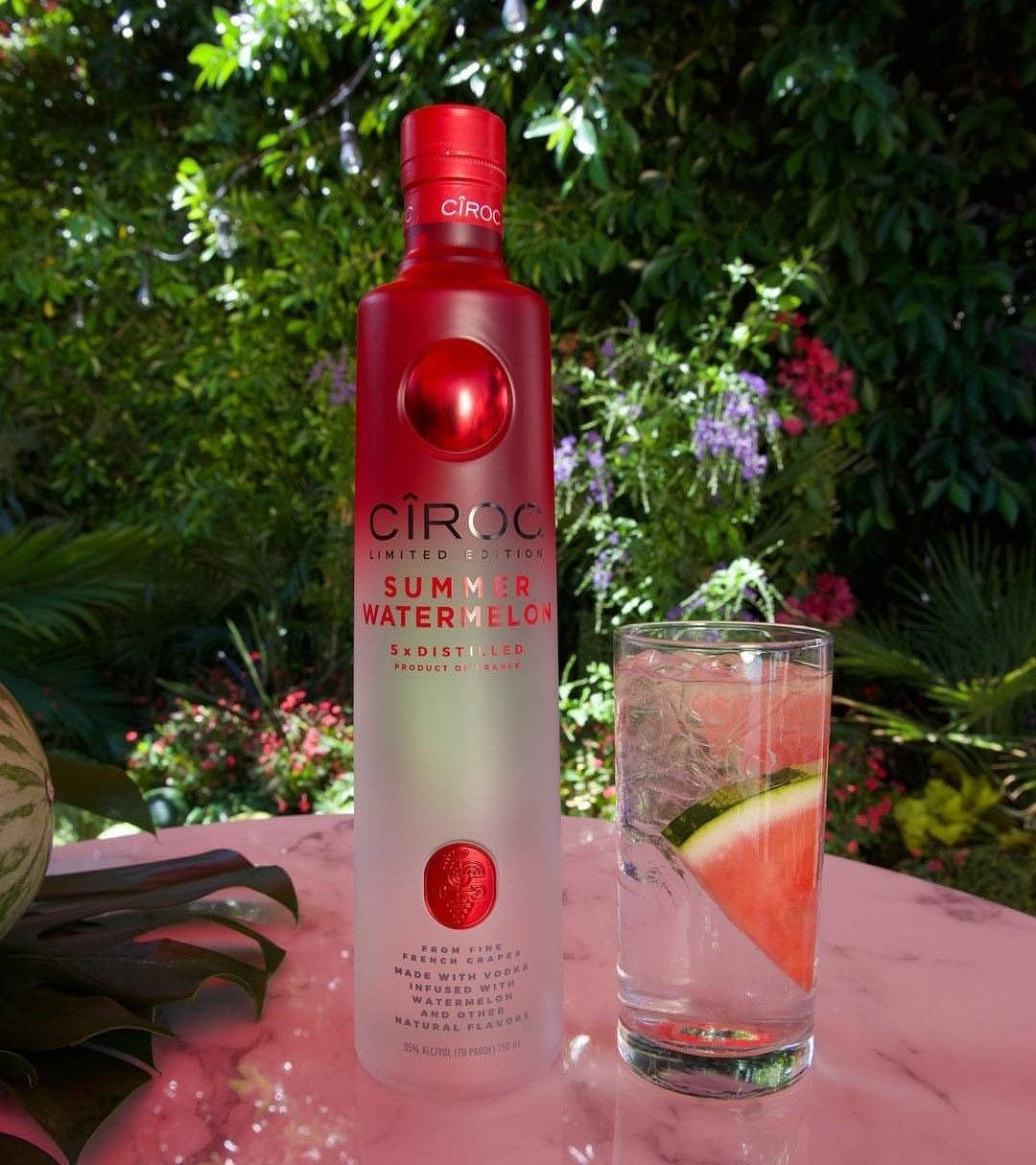 Ciroc French Vodka Summer Watermelon Limited Edition Background