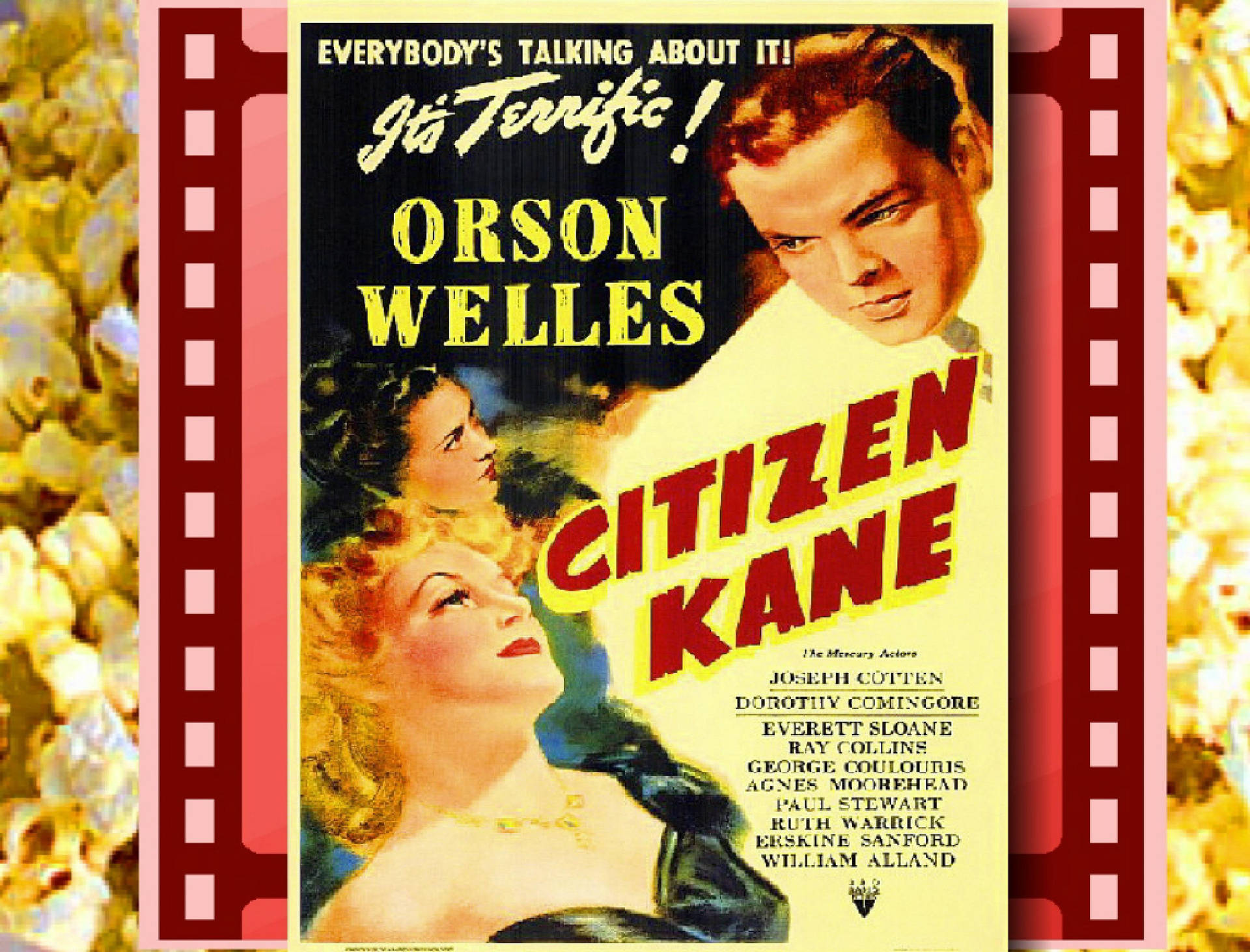 Citizen Kane Popcorn Background