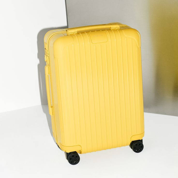 Citron Yellow Rimowa Suitcase