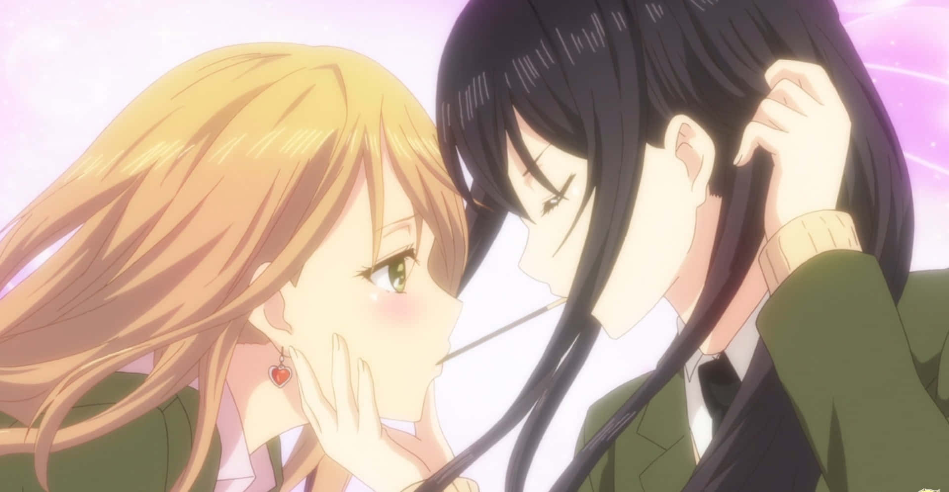 Citrus Anime About To Kiss Background