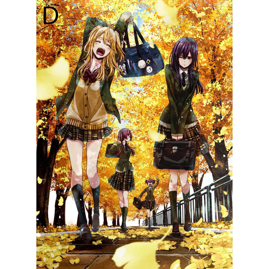 Citrus Anime Girl Couple Background