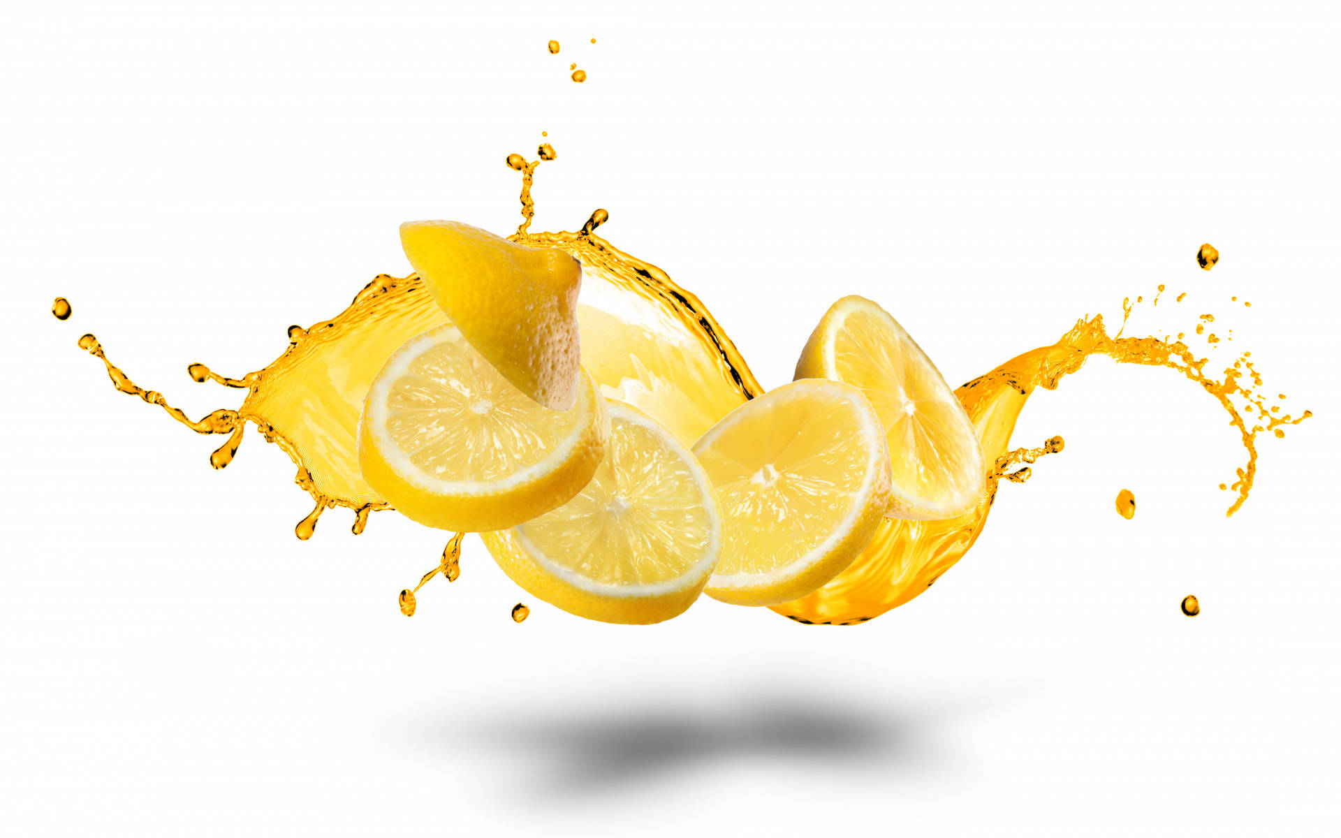 Citrus Lemon Juice Background