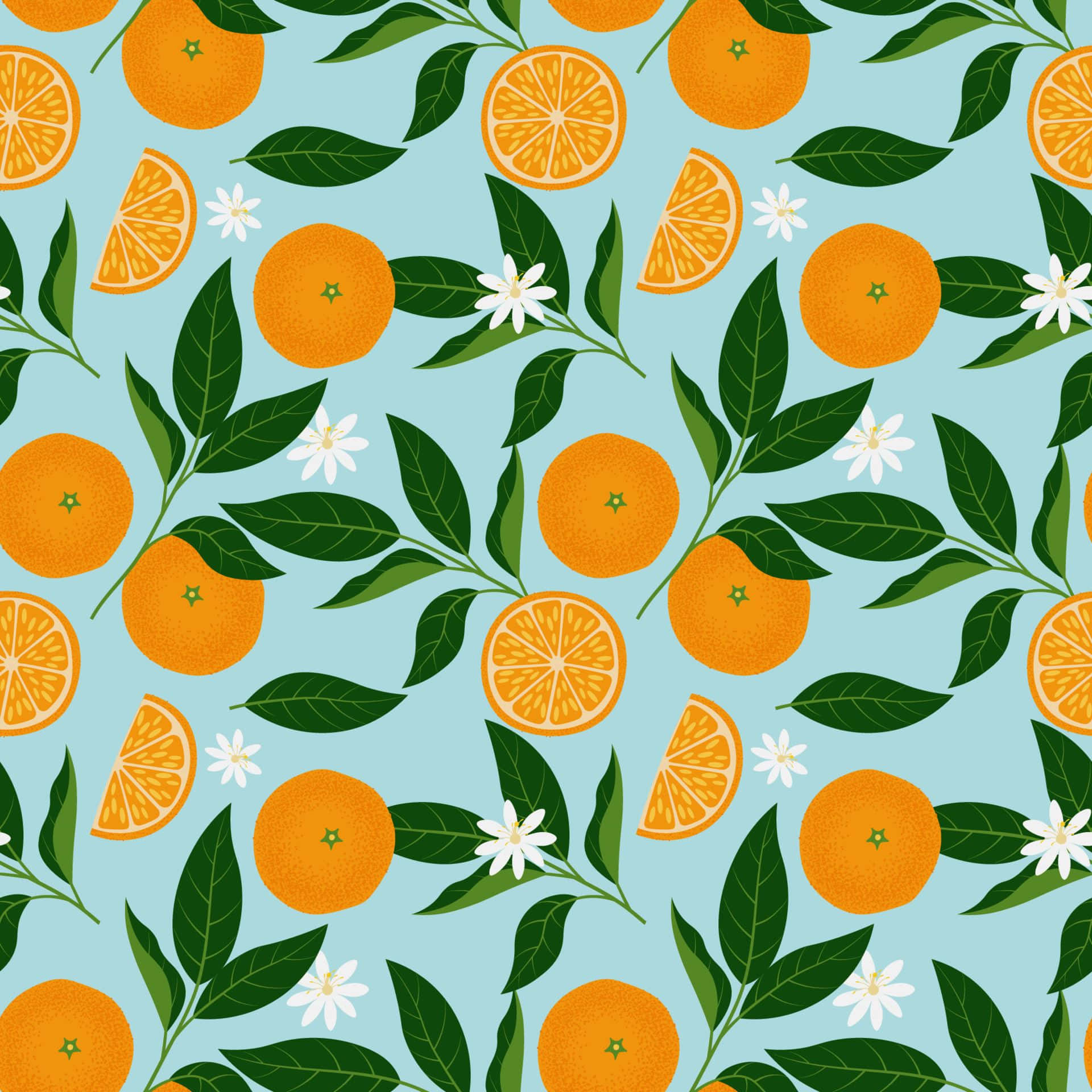 Citrus Pattern Background Background