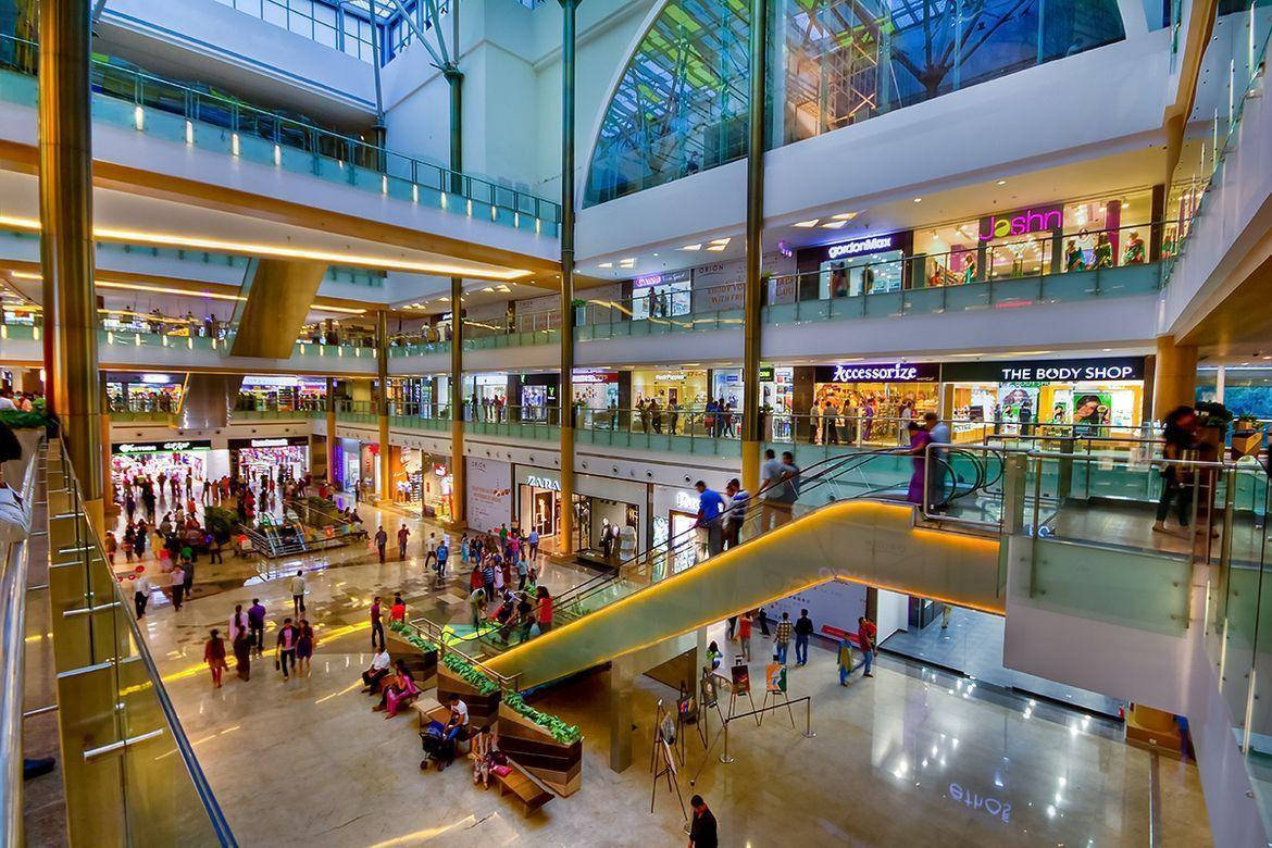 City Center Mall, The Heart Of Shopping Background