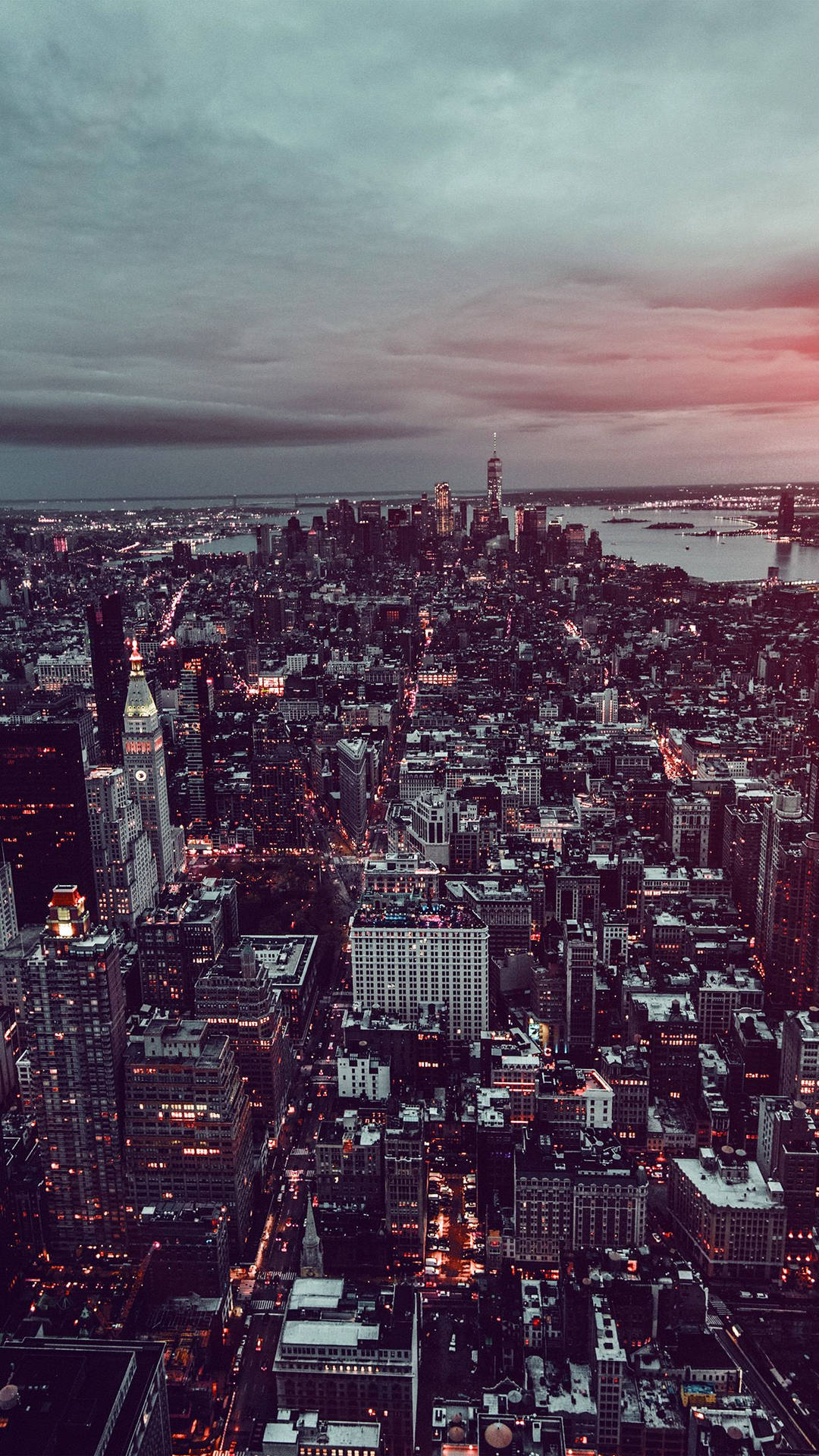 City Full Of Lights New York Iphone