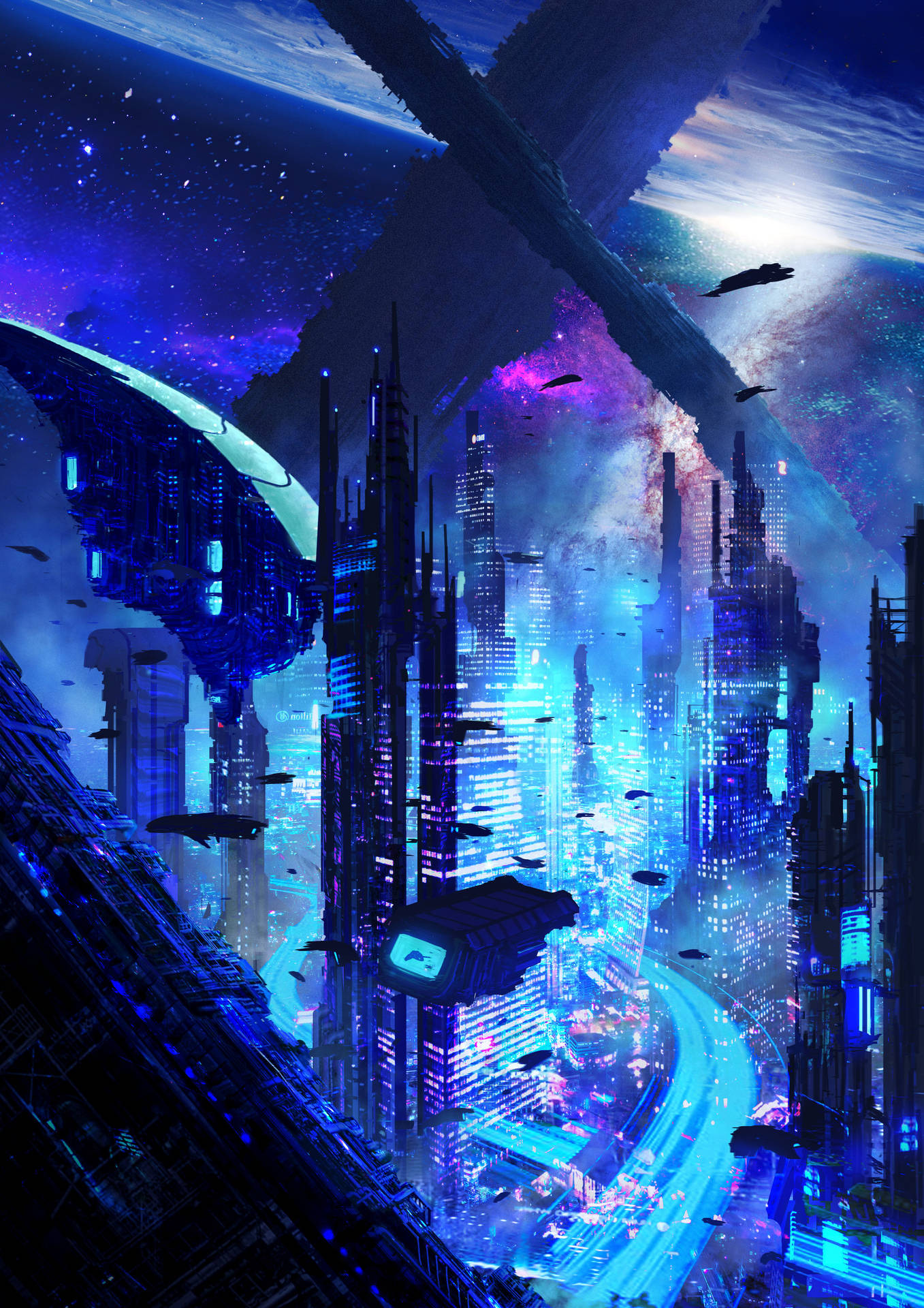 City, Futurism, Sci-fi, Future, Fantastic Background