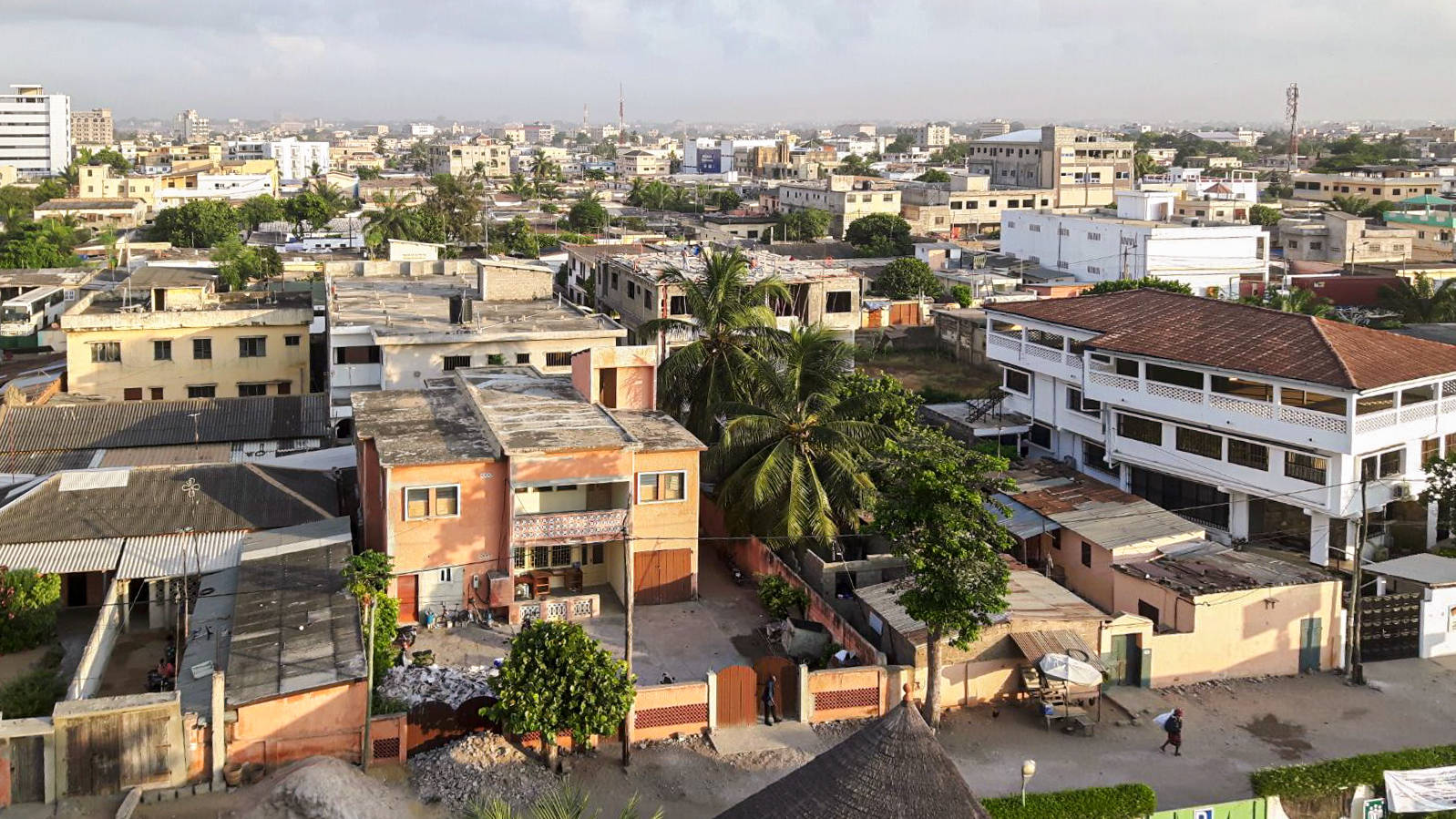 City Houses Togo Background