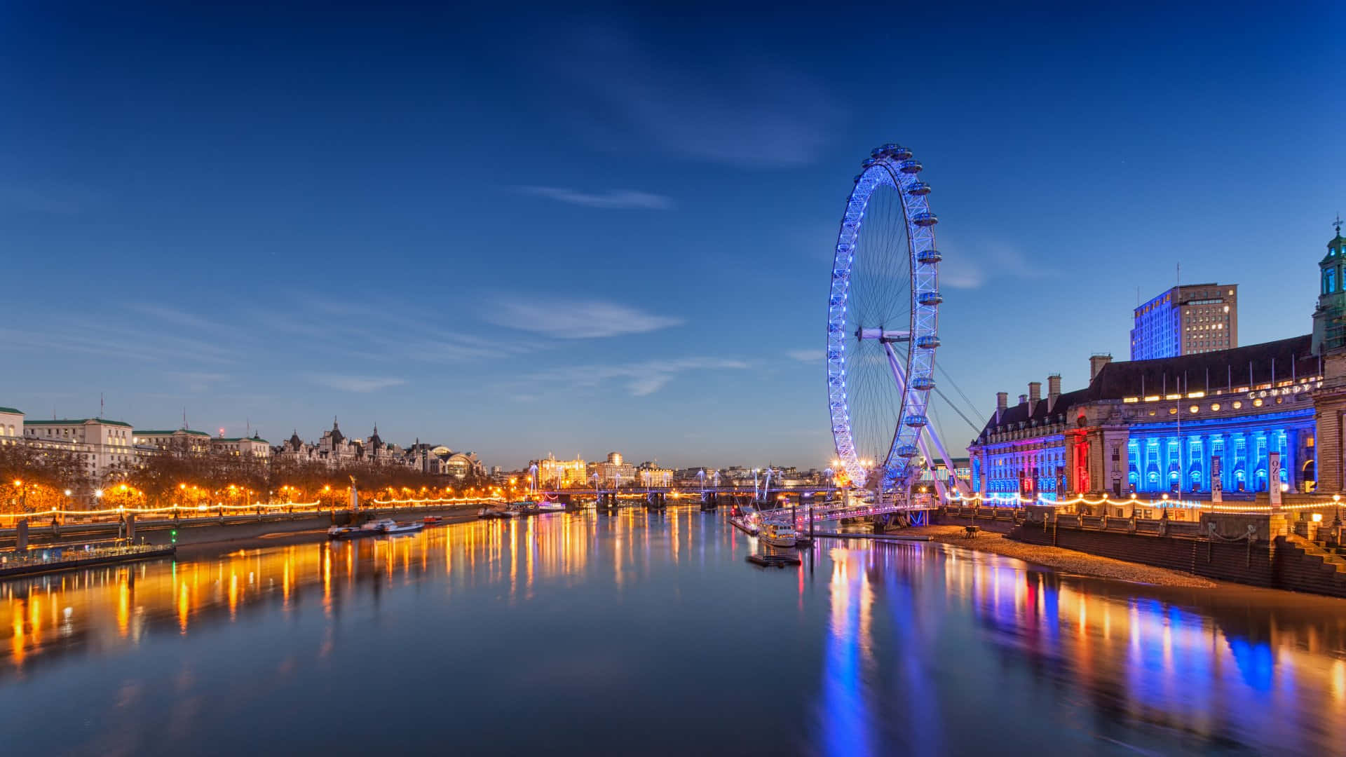 City Lights On London Eye