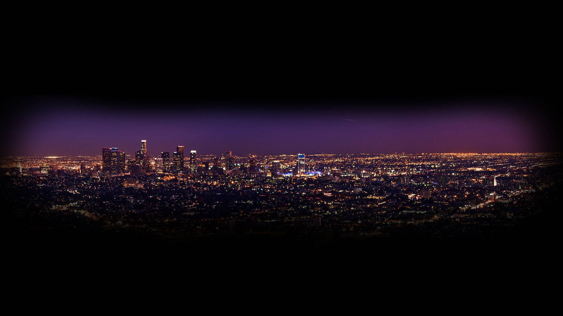 City Lights Youtube Banner Background