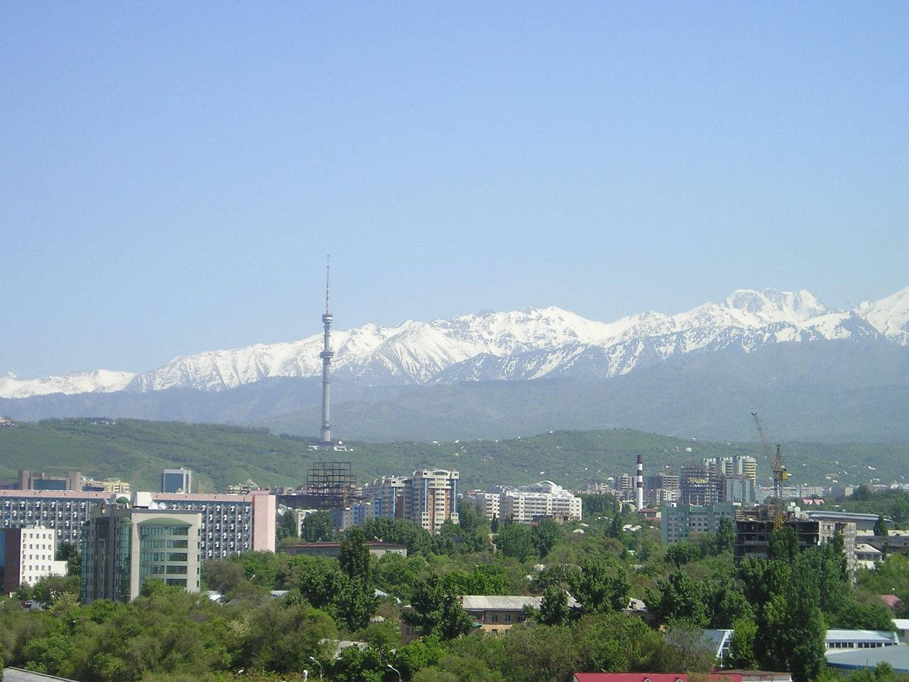 City Of Almaty Kazakhstan Background