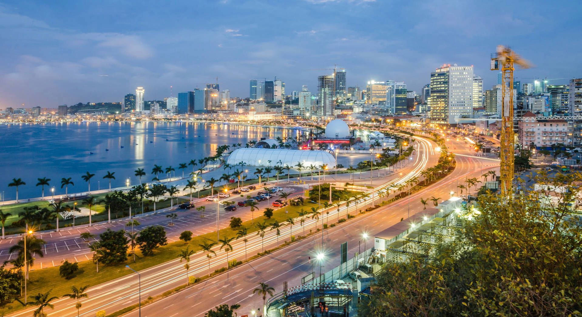 City Of Luanda Angola Background