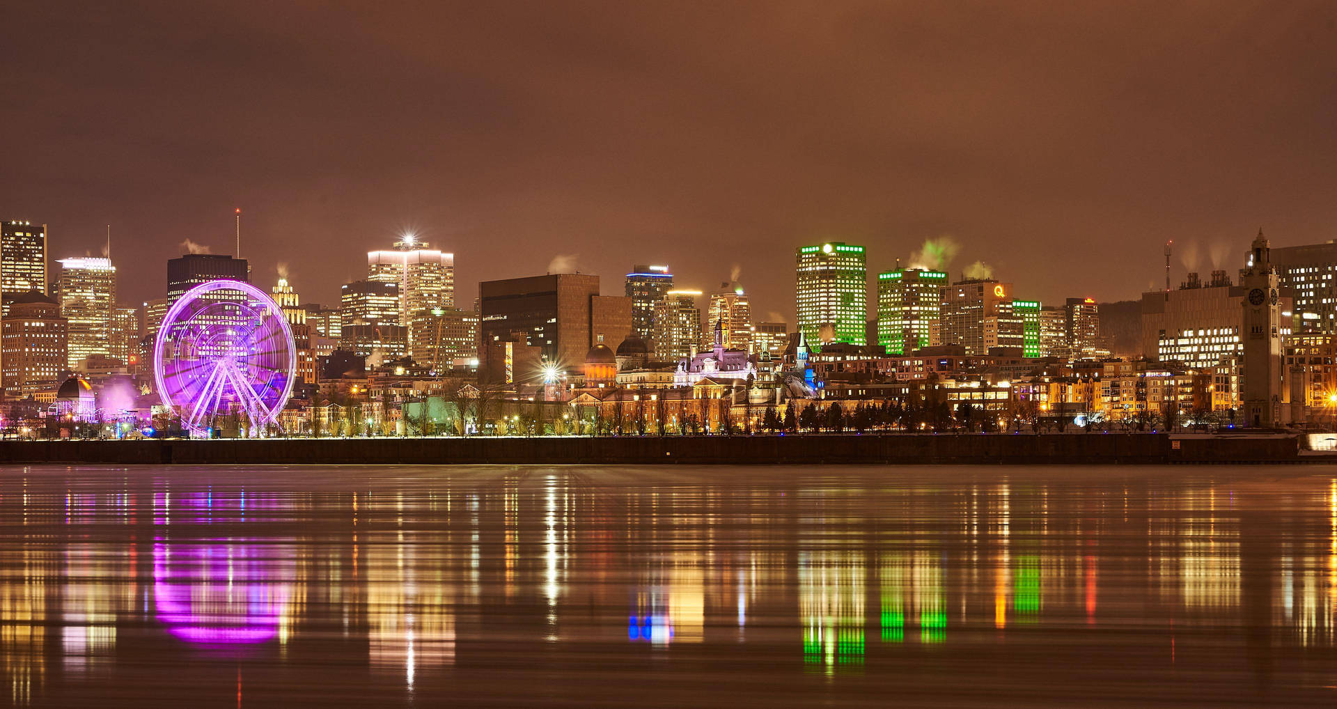 City Of Montreal Canada Background