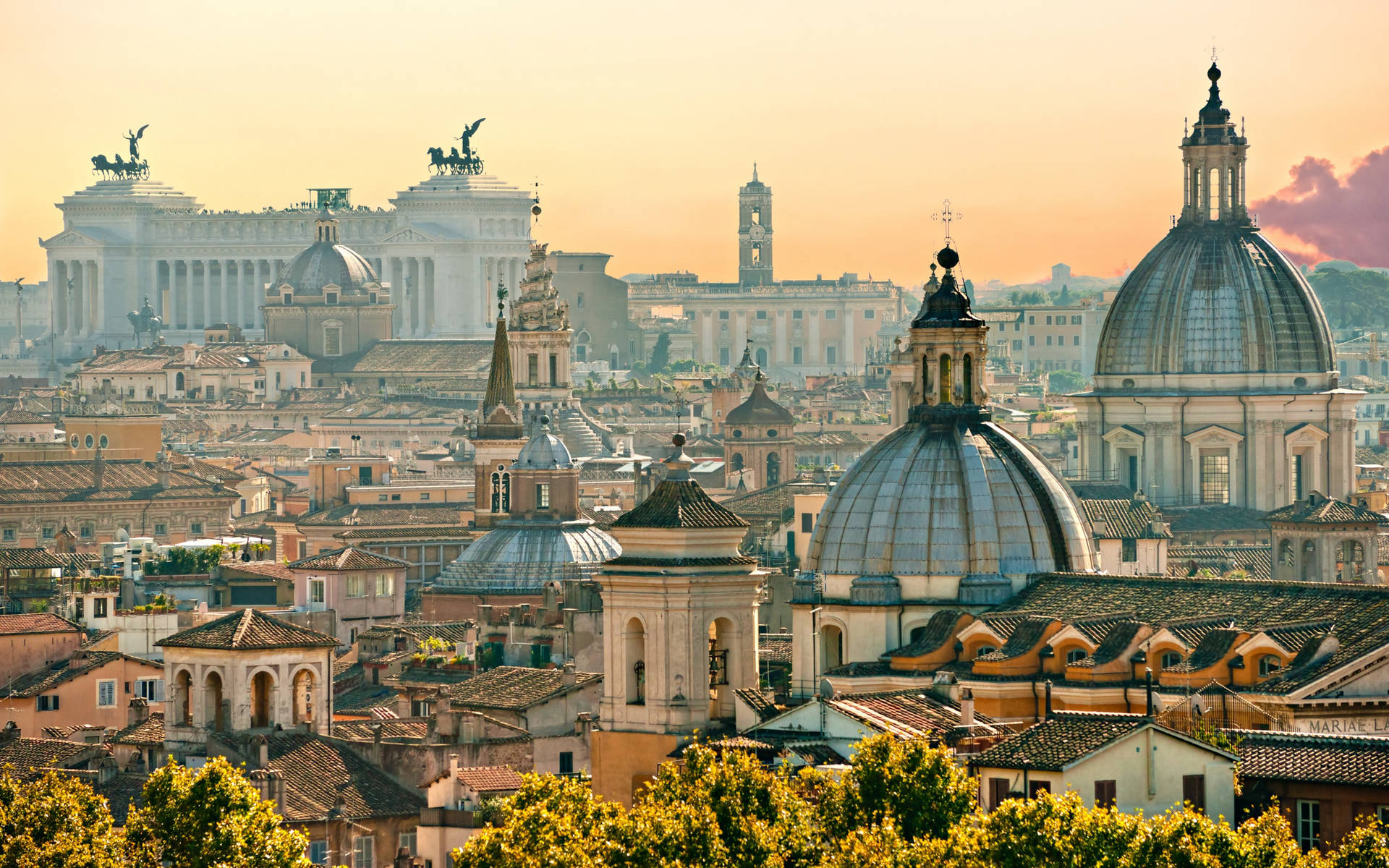 City Of Rome Skyline