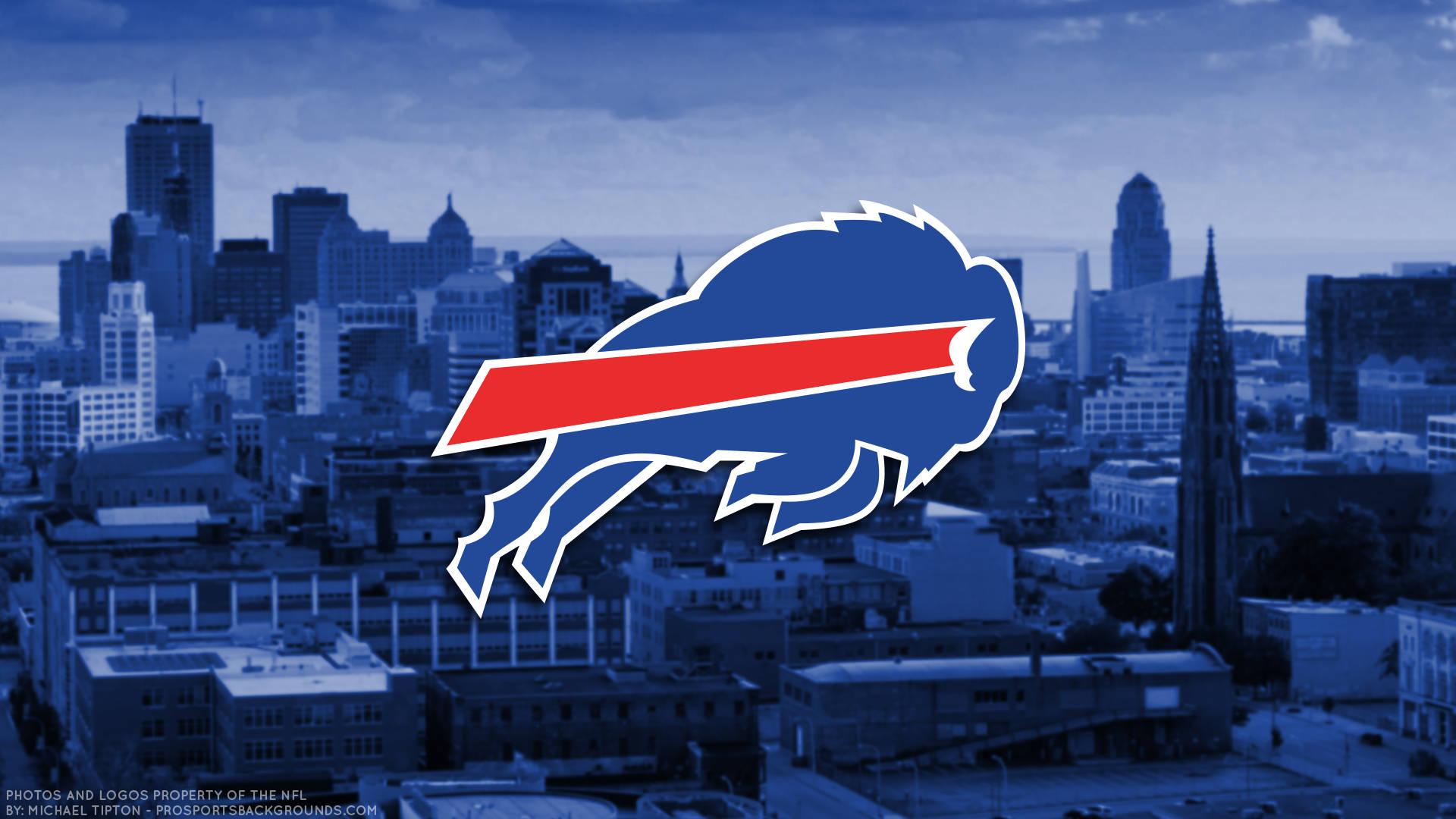 City Overlay Buffalo Bills Background