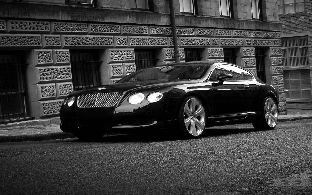 City Street Continental Gt Bentley Cars Background