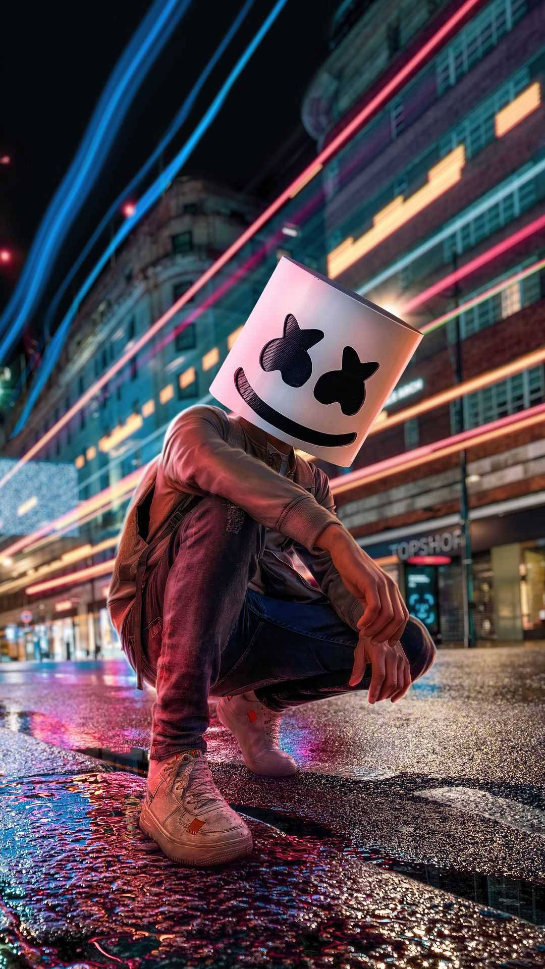 City Timelapse Marshmello Hd Iphone Background