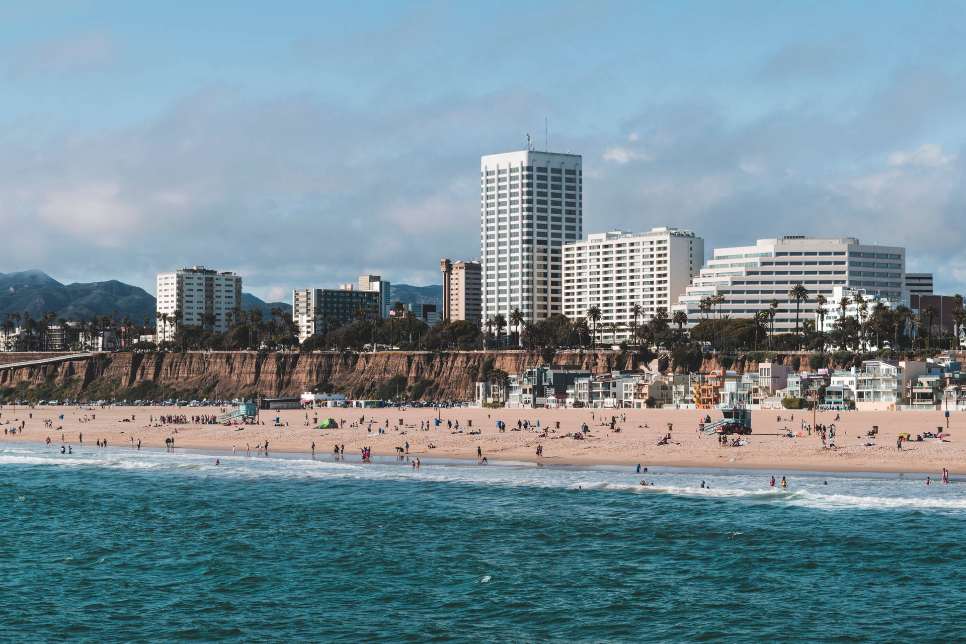 Cityscape At Virginia Beach Background