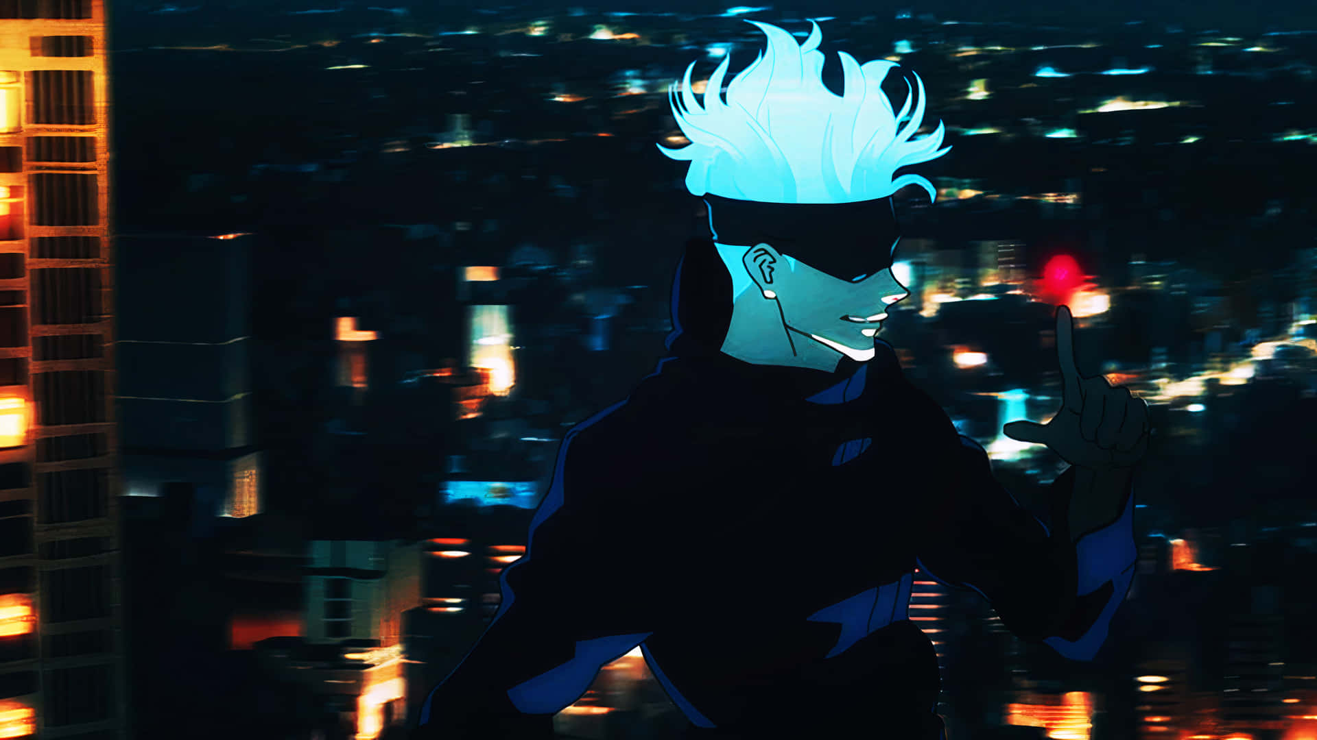 Cityscape Landscape Gojo Pfp Background