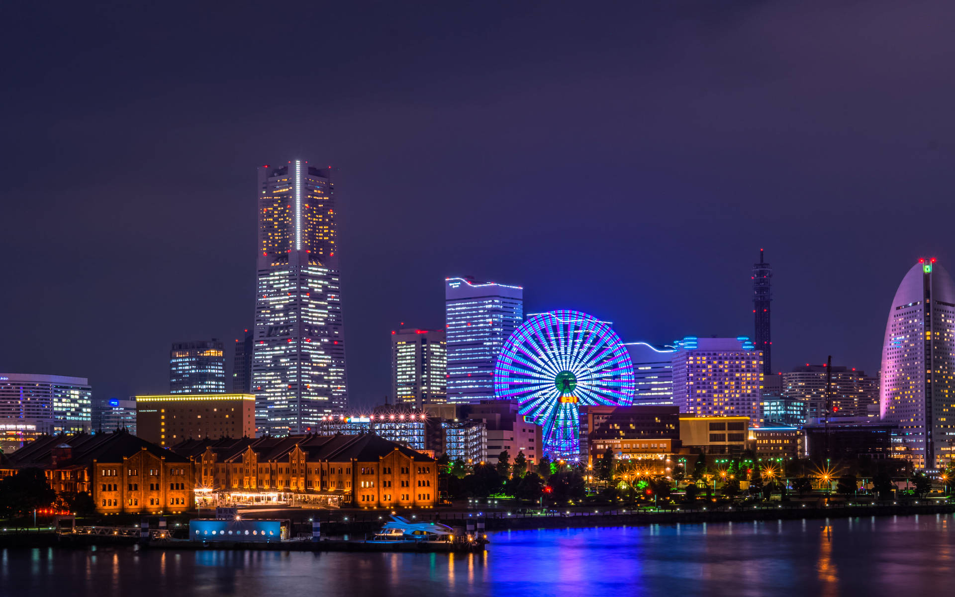 Cityscape Of Yokohama Background
