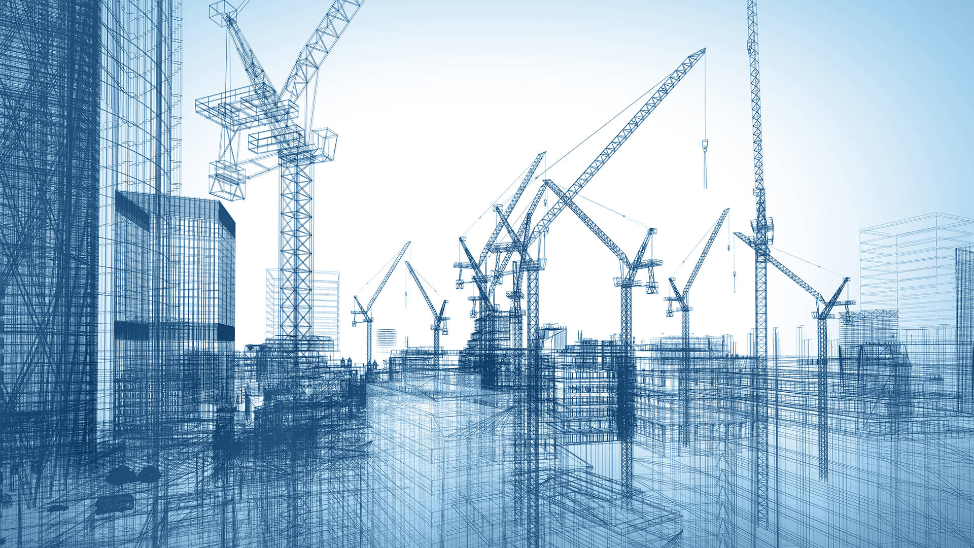 Civil Engineering Construction Site Blueprint Background