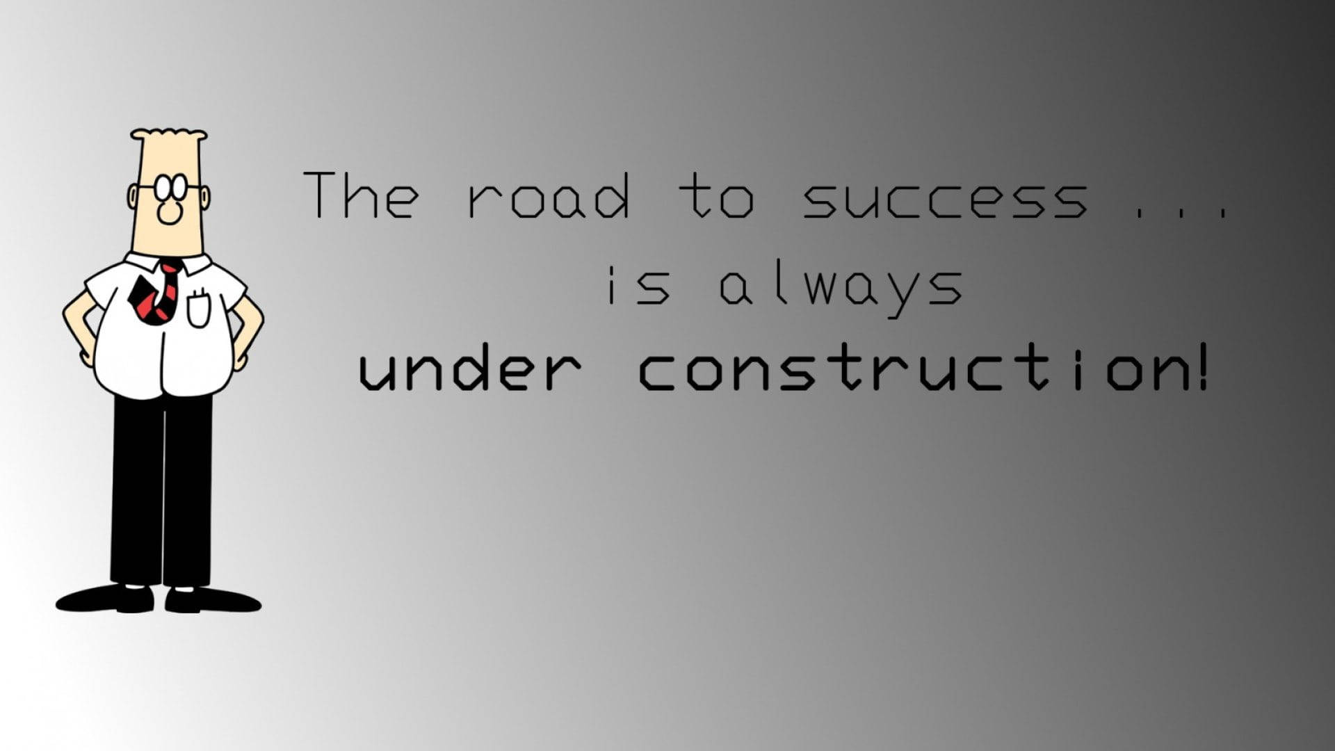 Civil Engineering Under Construction Quote Background