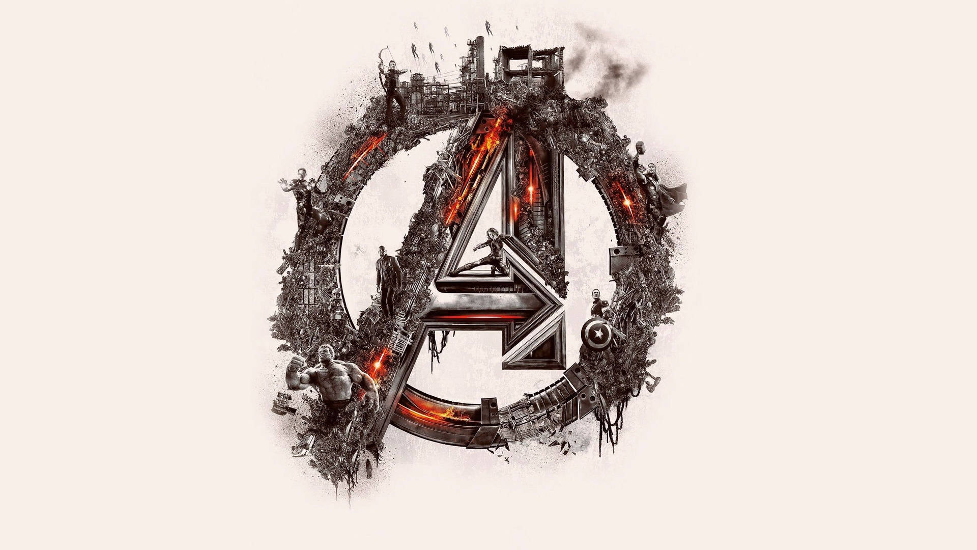 Civil War Avengers Logo Background