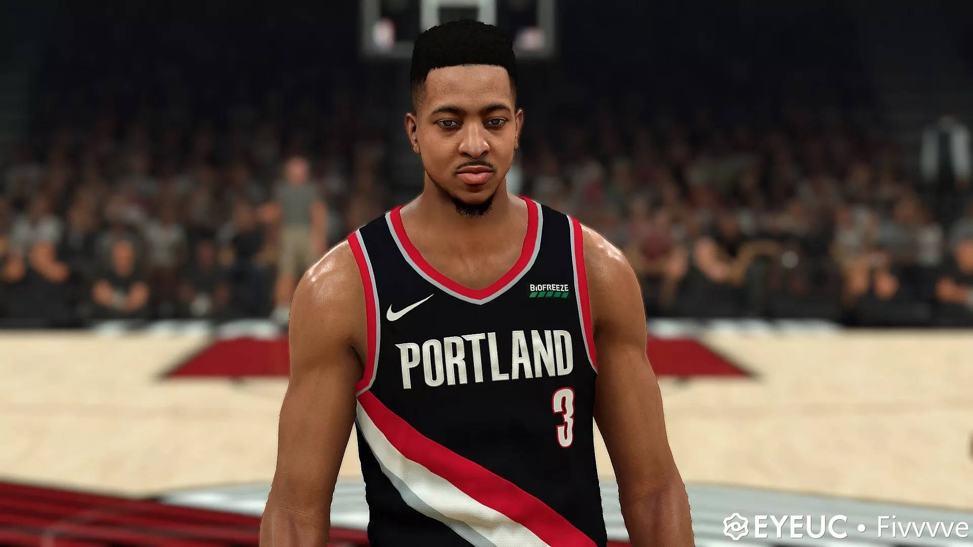 Cj Mccollum In 3d Rendered