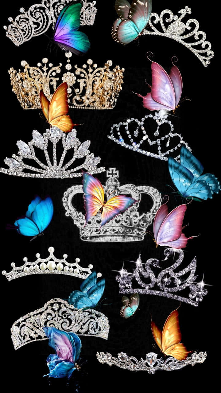 Claim Your Princess Crown Background
