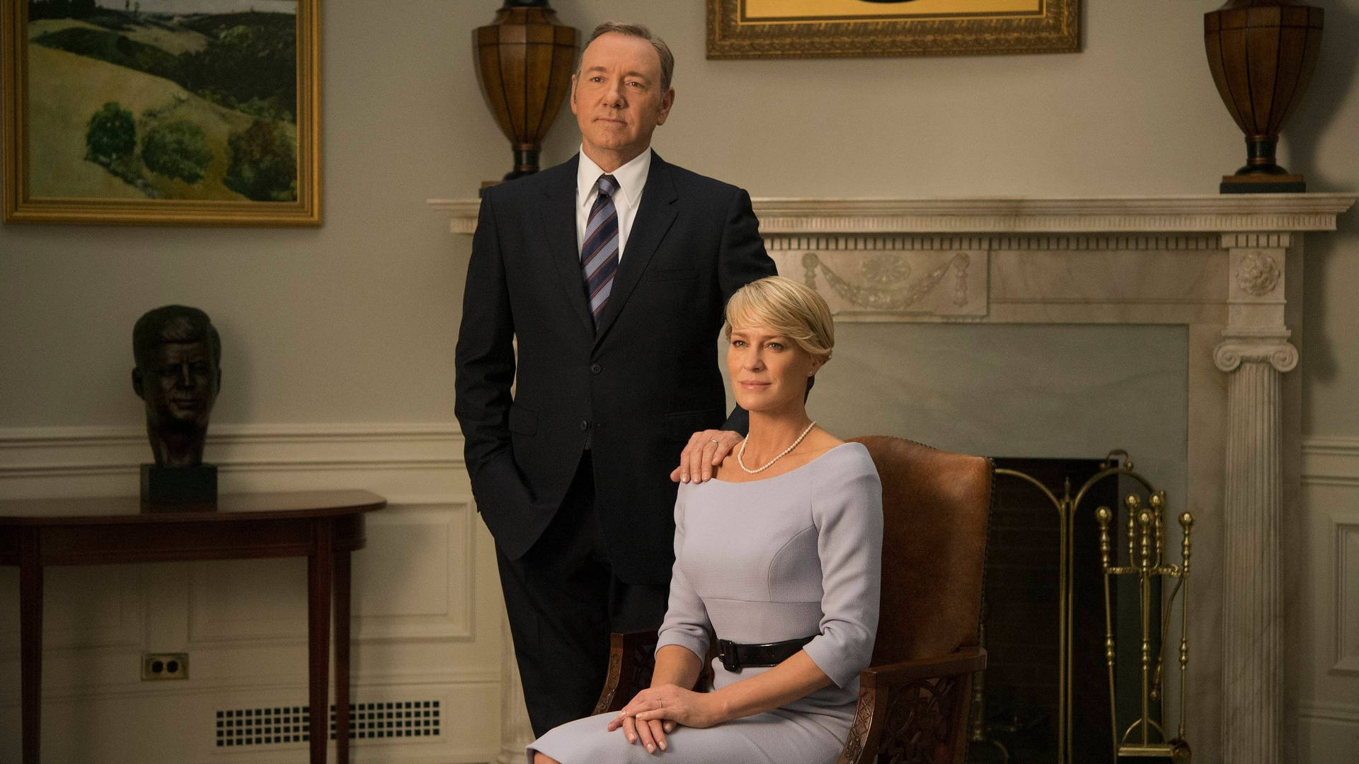 Claire And Francis House Of Cards Photoshoot Background