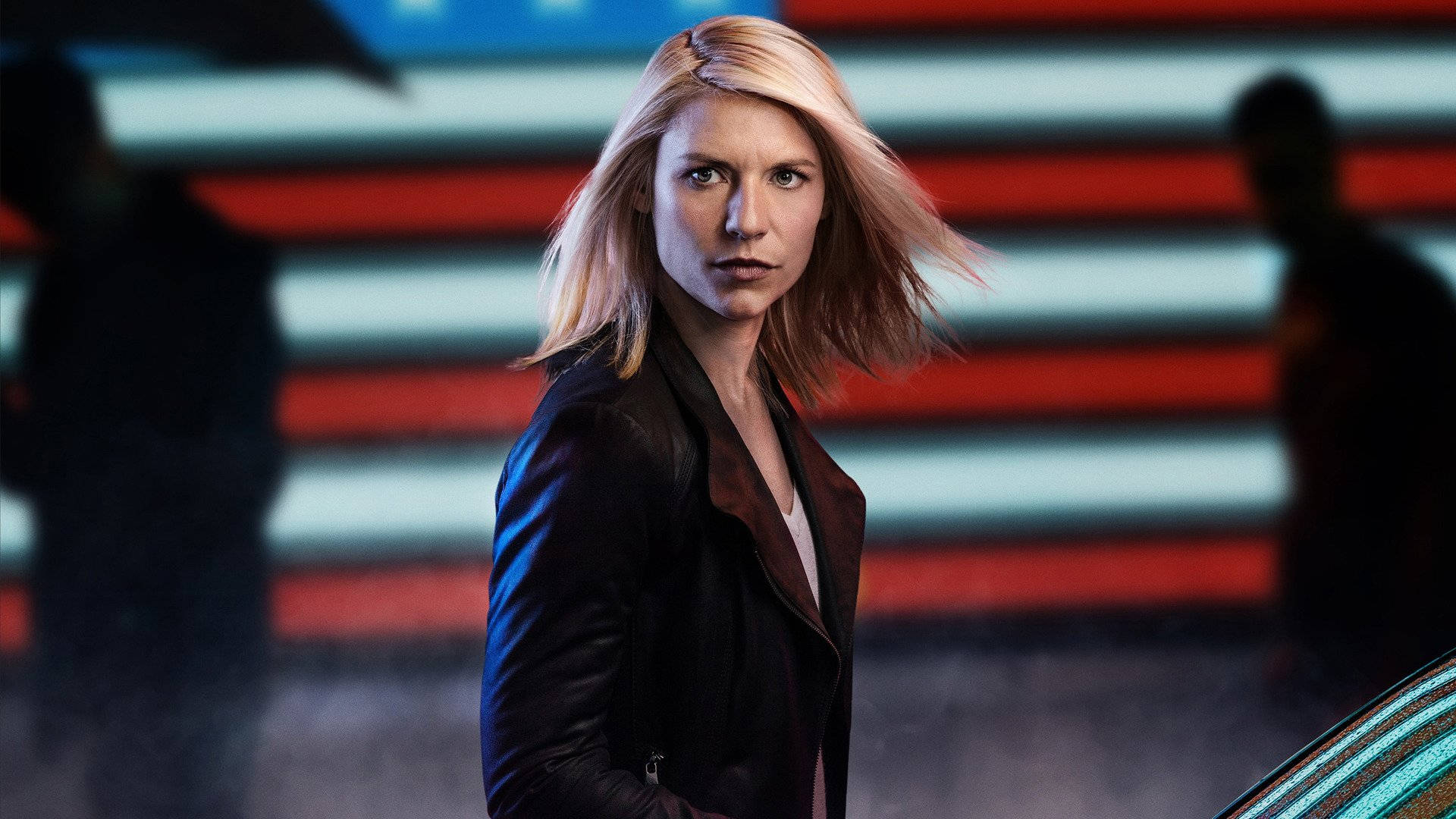 Claire Danes In Character As Carrie Mathison