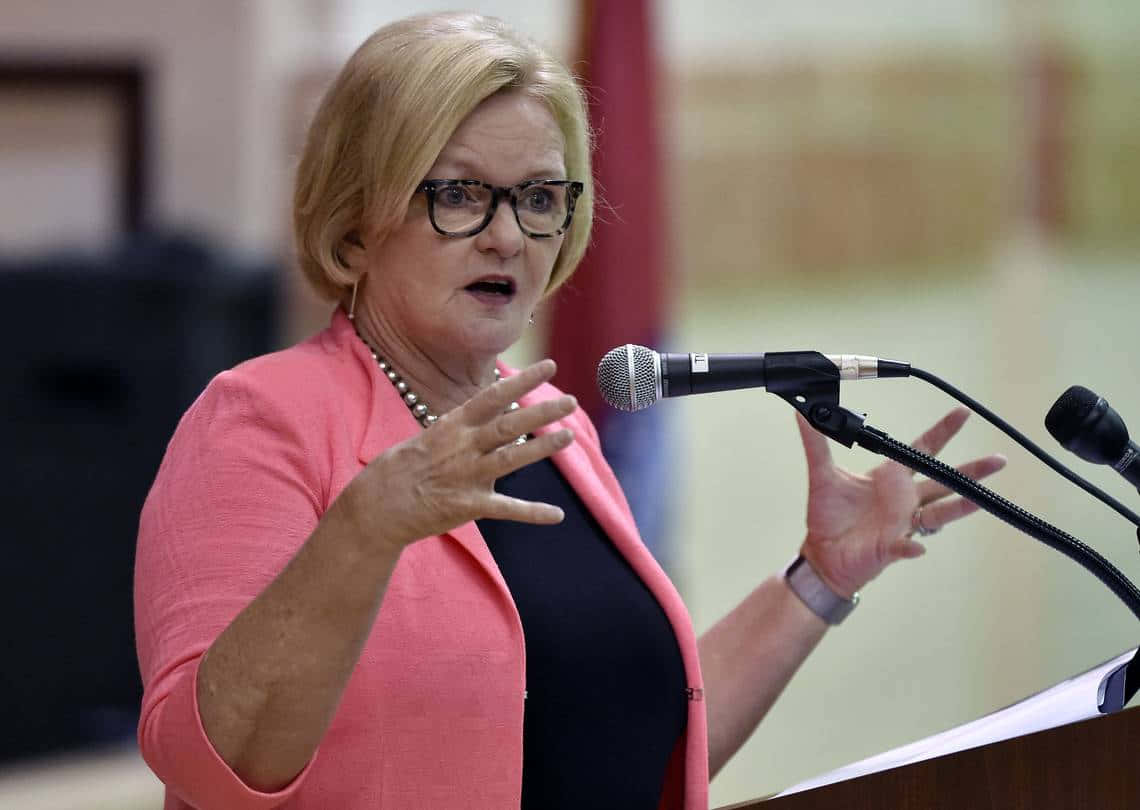 Claire Mccaskill At An Exciting Campaign Stop