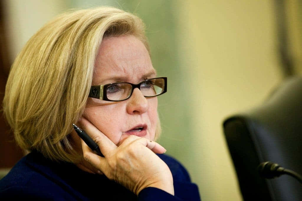 Claire Mccaskill Intently Listening