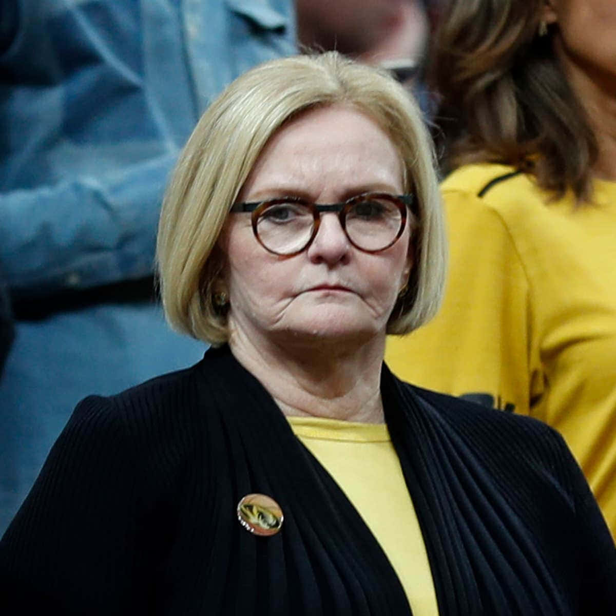 Claire Mccaskill With Deep Frown