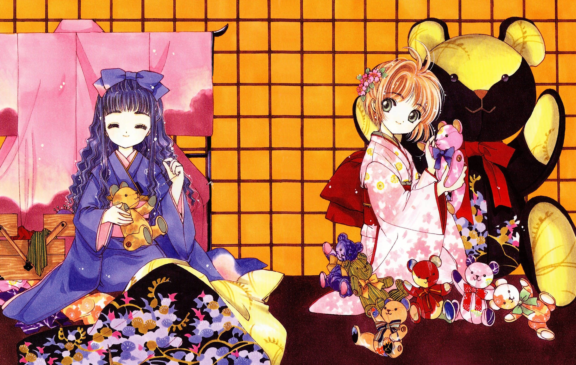 Clamp Cardcaptor Sakura And Tomoyo Background