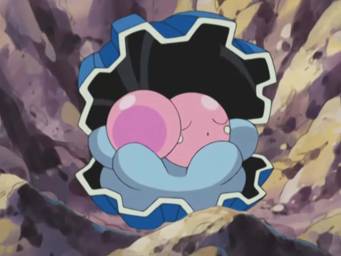 Clamperl In Anime Background