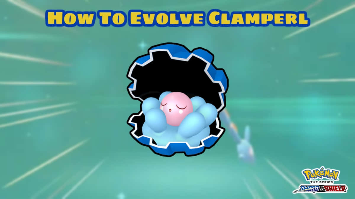 Clamperl In Pokemon Sword And Shield Background