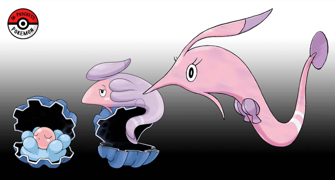 Clamperl Transforming Into Gorebyss Background